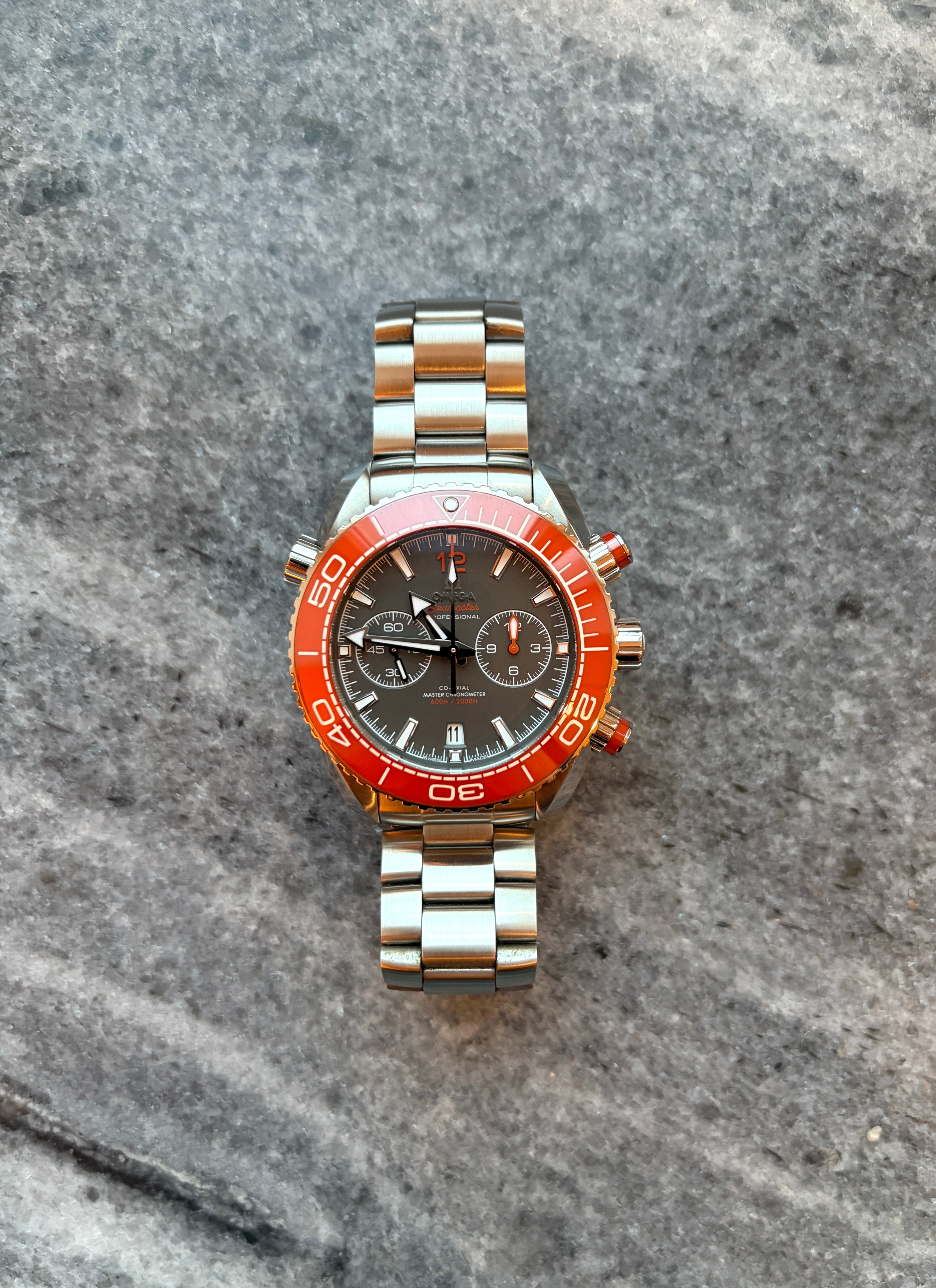Seamaster Planet Ocean 600 Chronograph 45,5 Orange / Full Set / Premium Condt -2023-