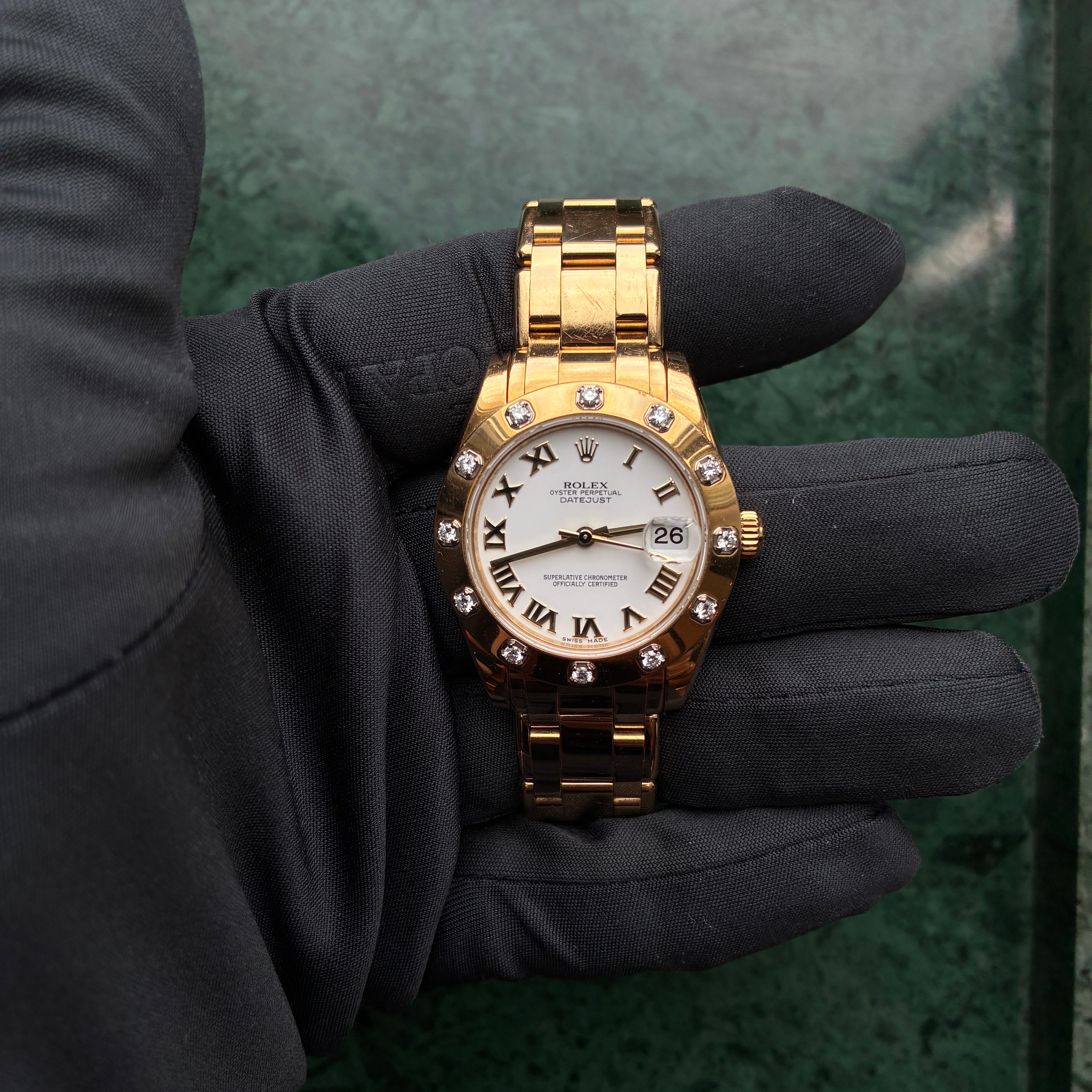 Datejust 31 / Pearlmaster / Box & Papers / 2008