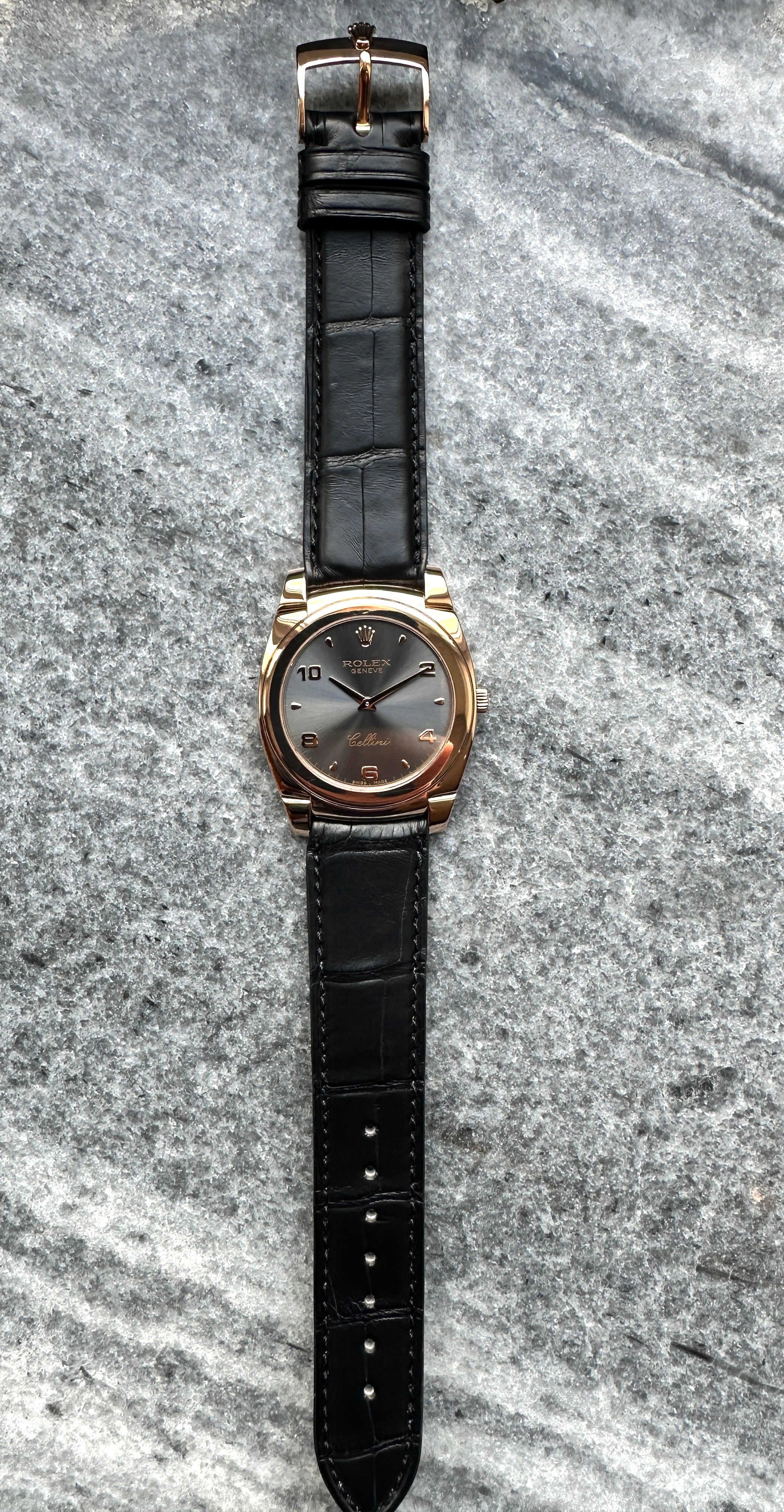 Cellini Cestello 5330 Roségold 36mm Grey Arabic