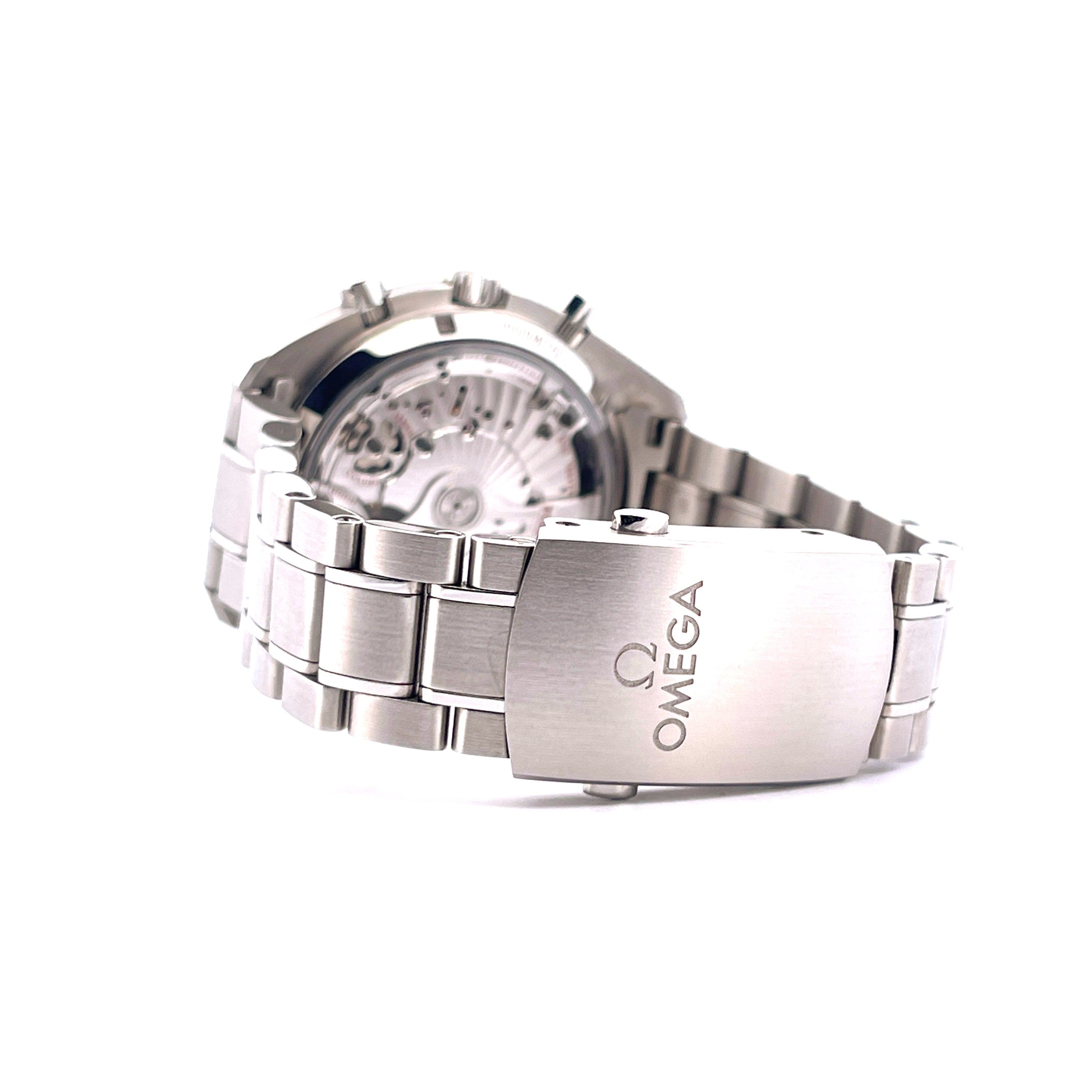 Omega Speedmaster Moonwatch Moonphase 44,25 Automatic -2018- mit Edelstahlschließe