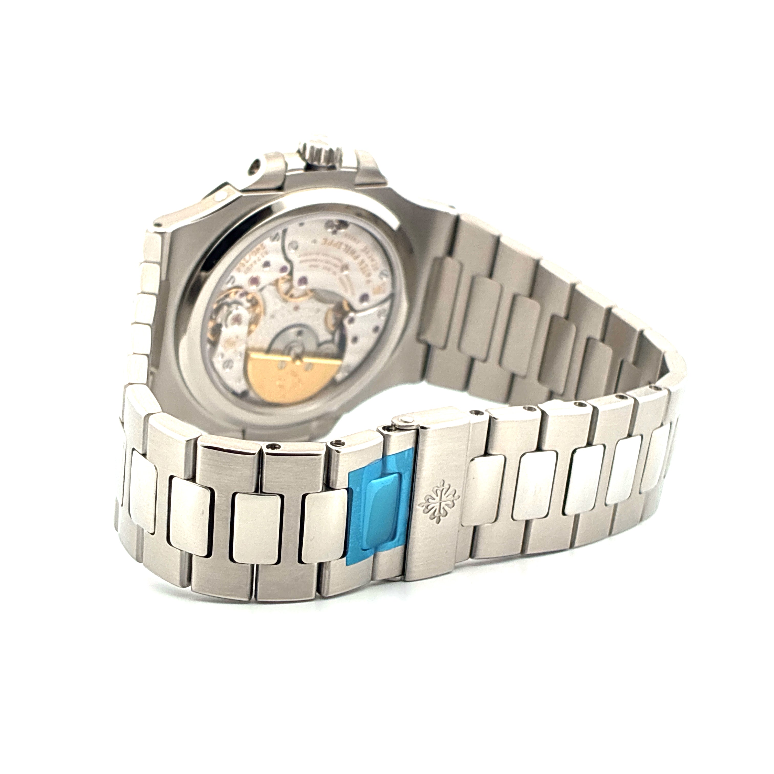 5712/1A-001 / very good Condition / Date - Moonphase - Power-Reserve / Patek Service 2025 / Blue Dial / Full-Set / Germany 2007