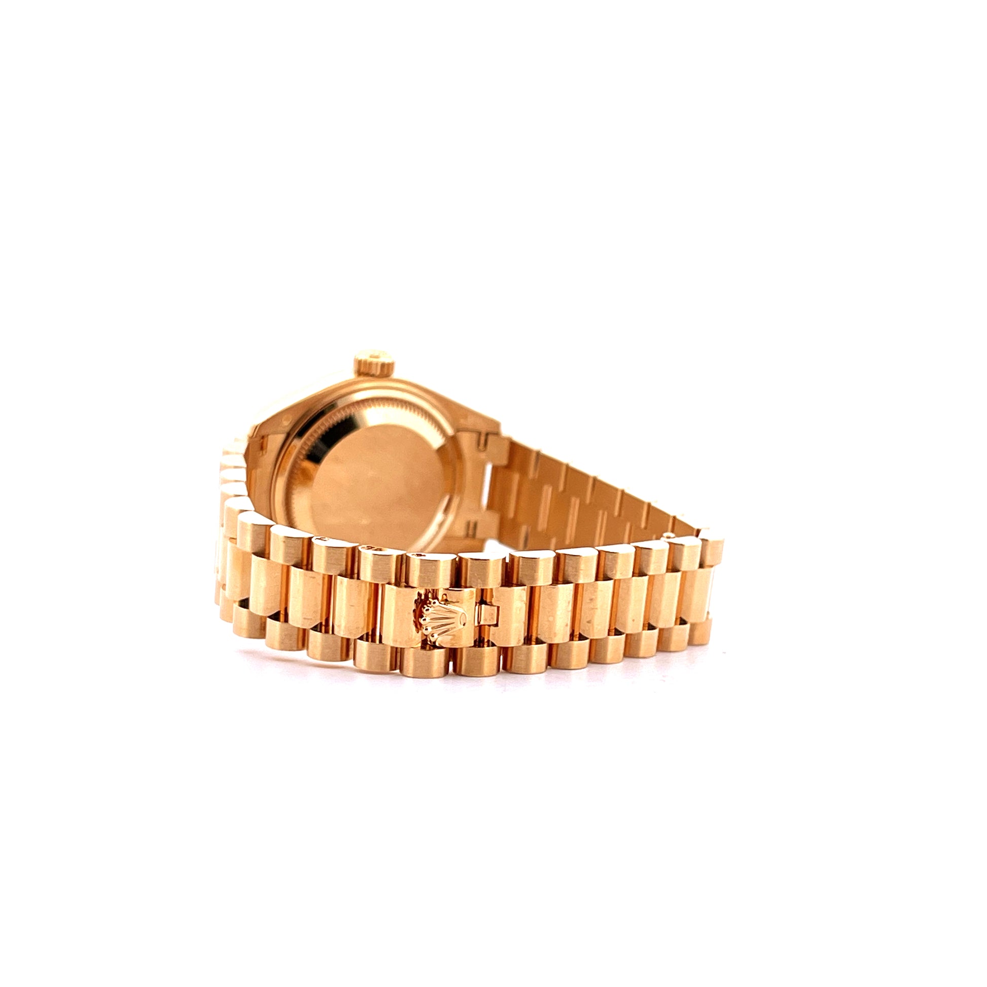 Rolex - Lady-Datejust Gold "Linden Green Stripe" - Juwelier Spliedt
