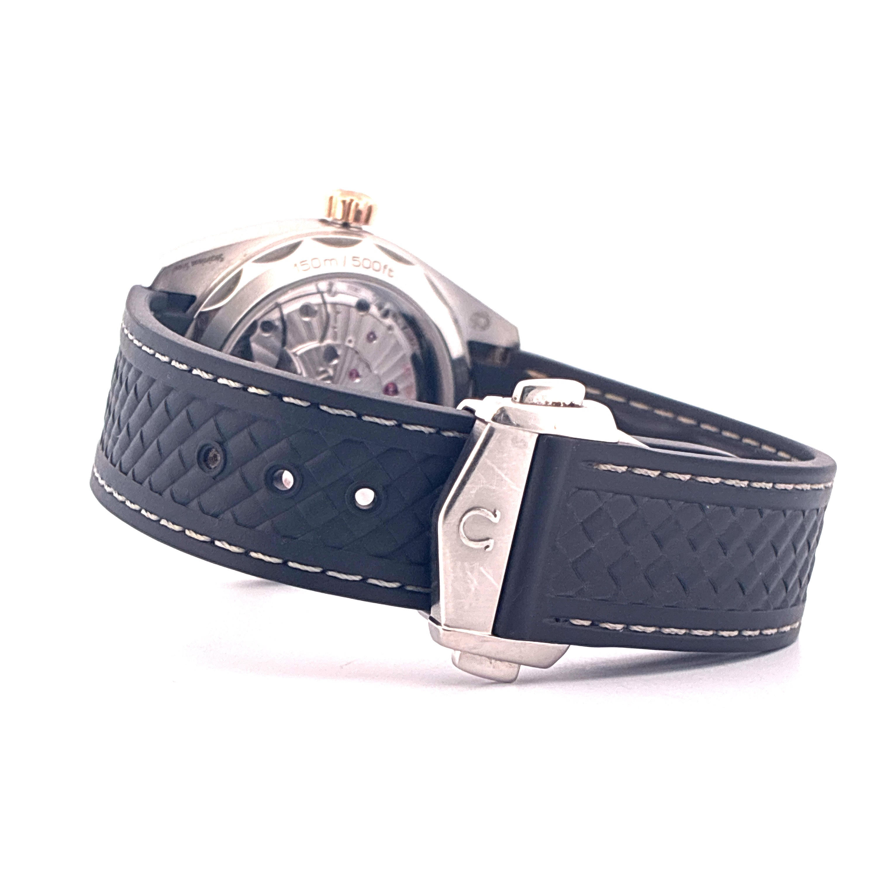 Omega - Seamaster Aqua Terra / Bicolor / Rubberstrap / Folding Clasp / Box & Papers / 2018 - [product_sku]