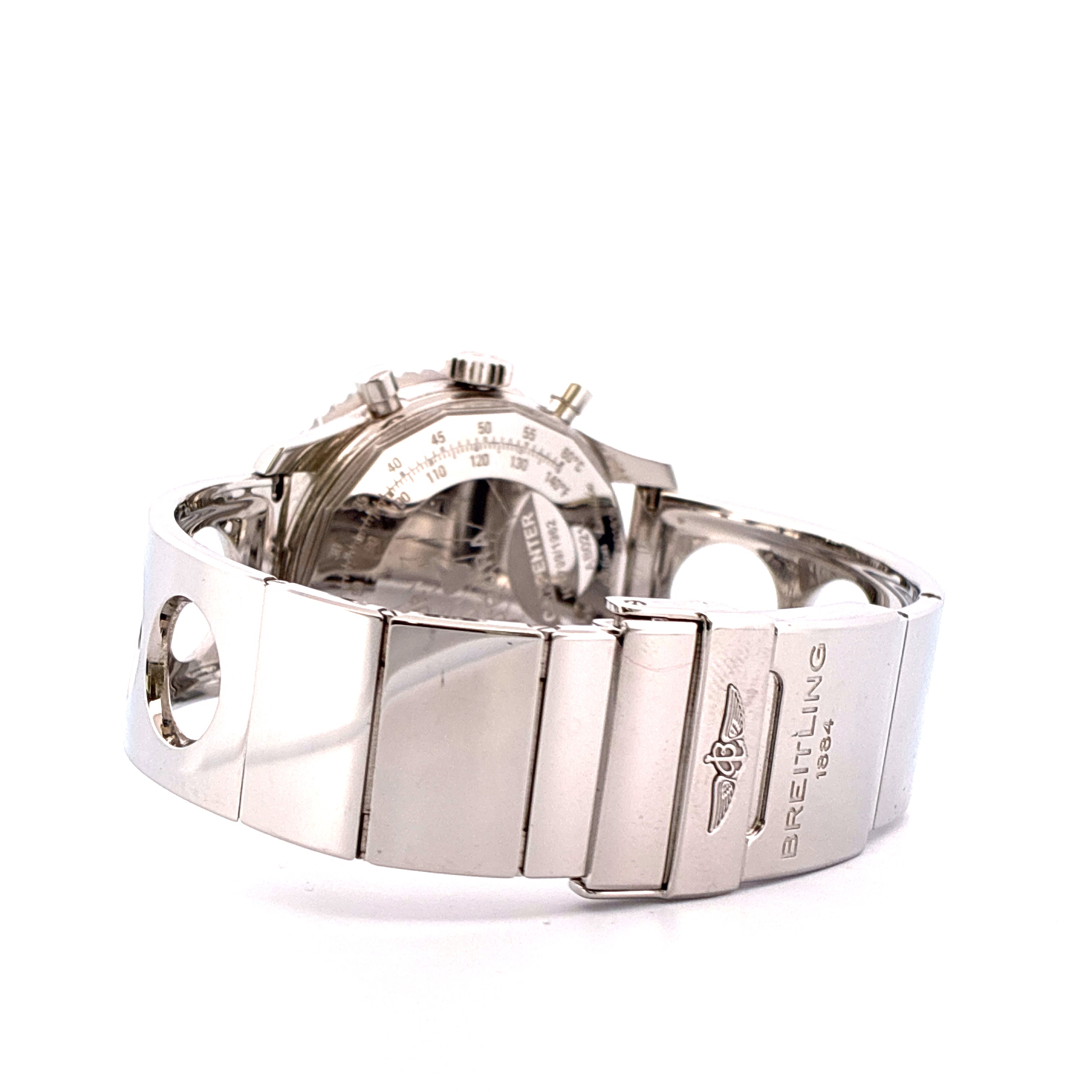 Navitimer Cosmonaute Steel Cuff Bracelet LIMITED EDITION 1.962 / incl Rubber Strap and Folding Clasp / very good Condt. / Premium Full Set / 2014
