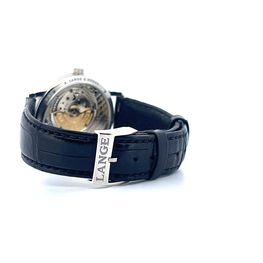 A. Lange & Söhne - Langematik Sax-O-Mat 950 Platin full set / very good condt. / Lange service '25 / 2000 - [product_sku]