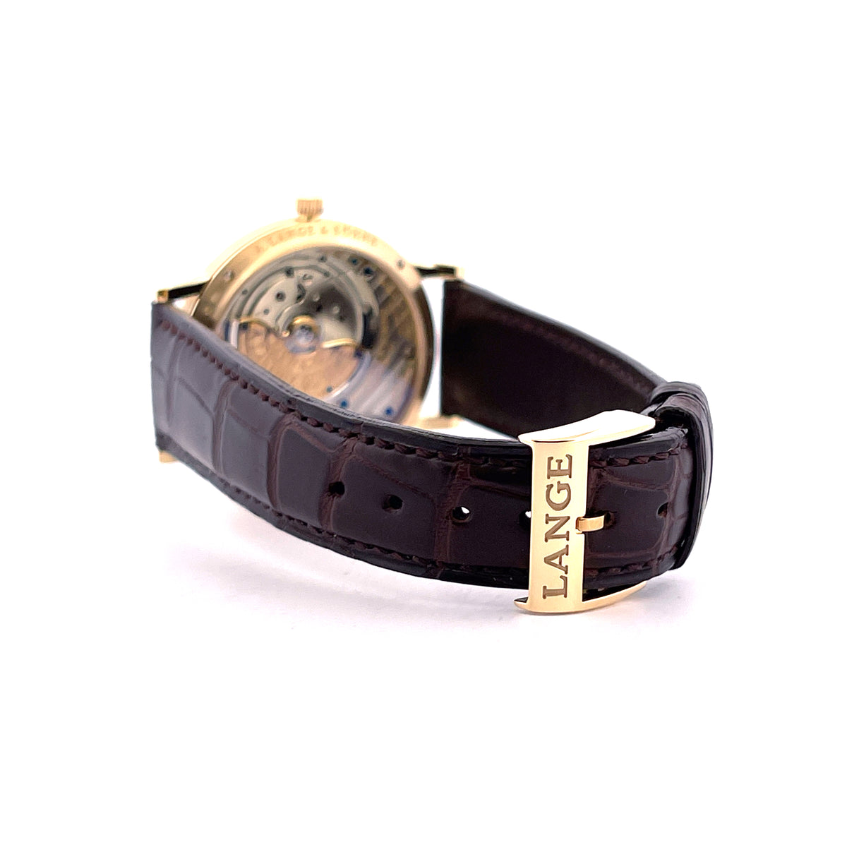Langematik Sax-o-mat 37 mm / Service 2026 incl. Invoice / Box and Paper / perfect Condition unworn since Serv. / 2003