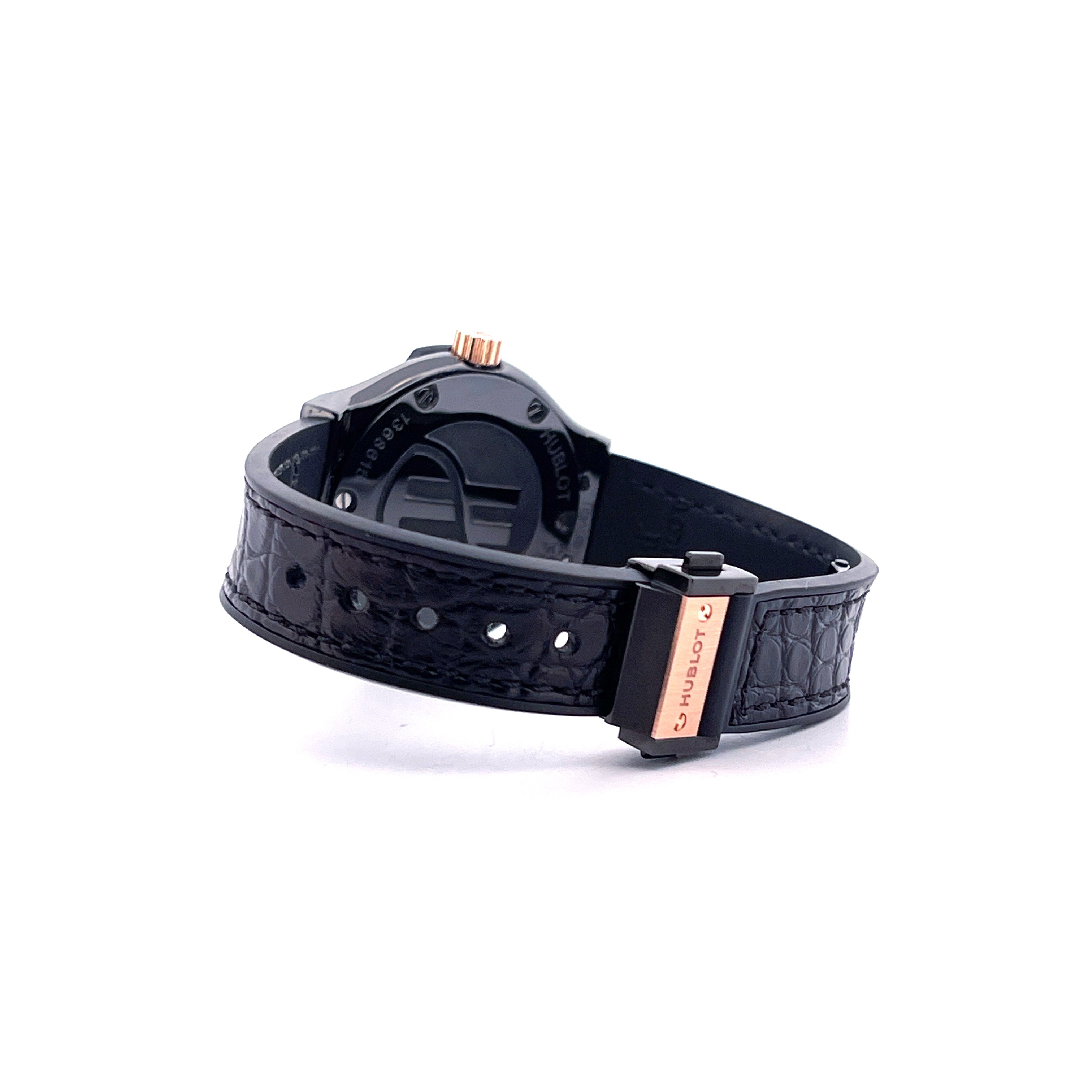 Hublot - Classic Fusion Quartz 33mm Ceramic & Gold / Full Set + Invoice + 2nd Rubber + Travel Case / Germany Hublot Boutique 2022 - [product_sku]