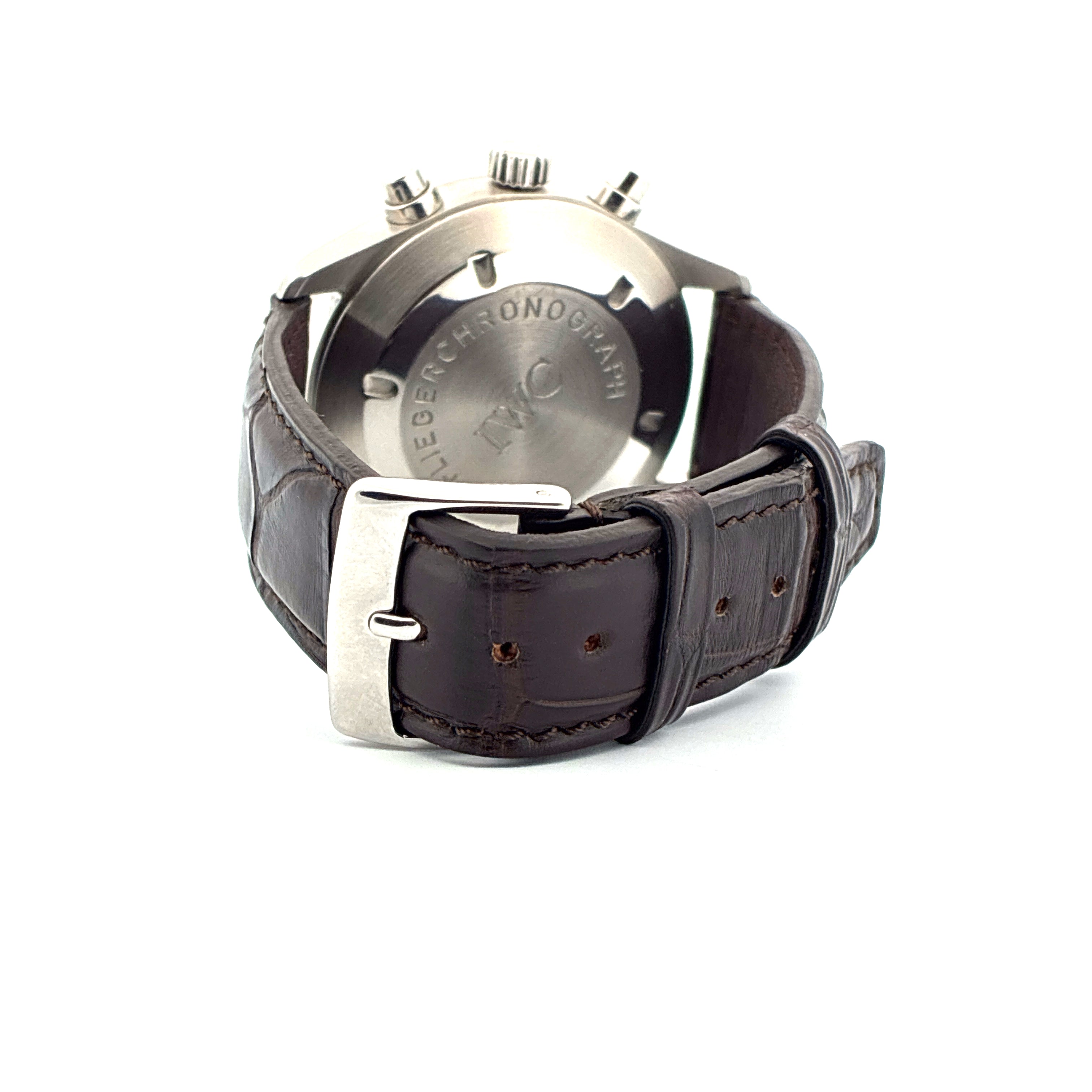 Fliegeruhr / Pilot Chronograph / Second Steel Strap / Watch only