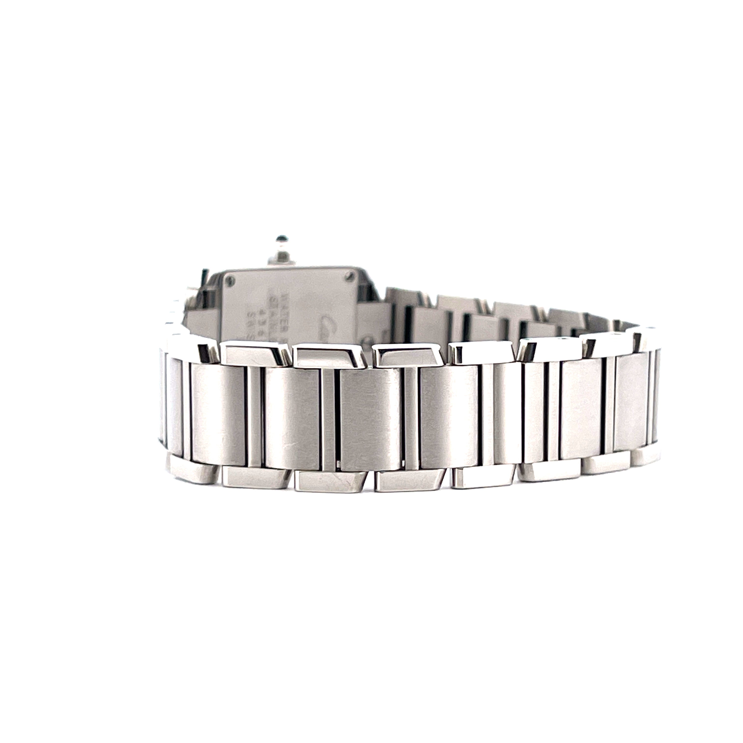 Cartier Tank Française / Edelsteinbesetzt / Full-Set / 2021
