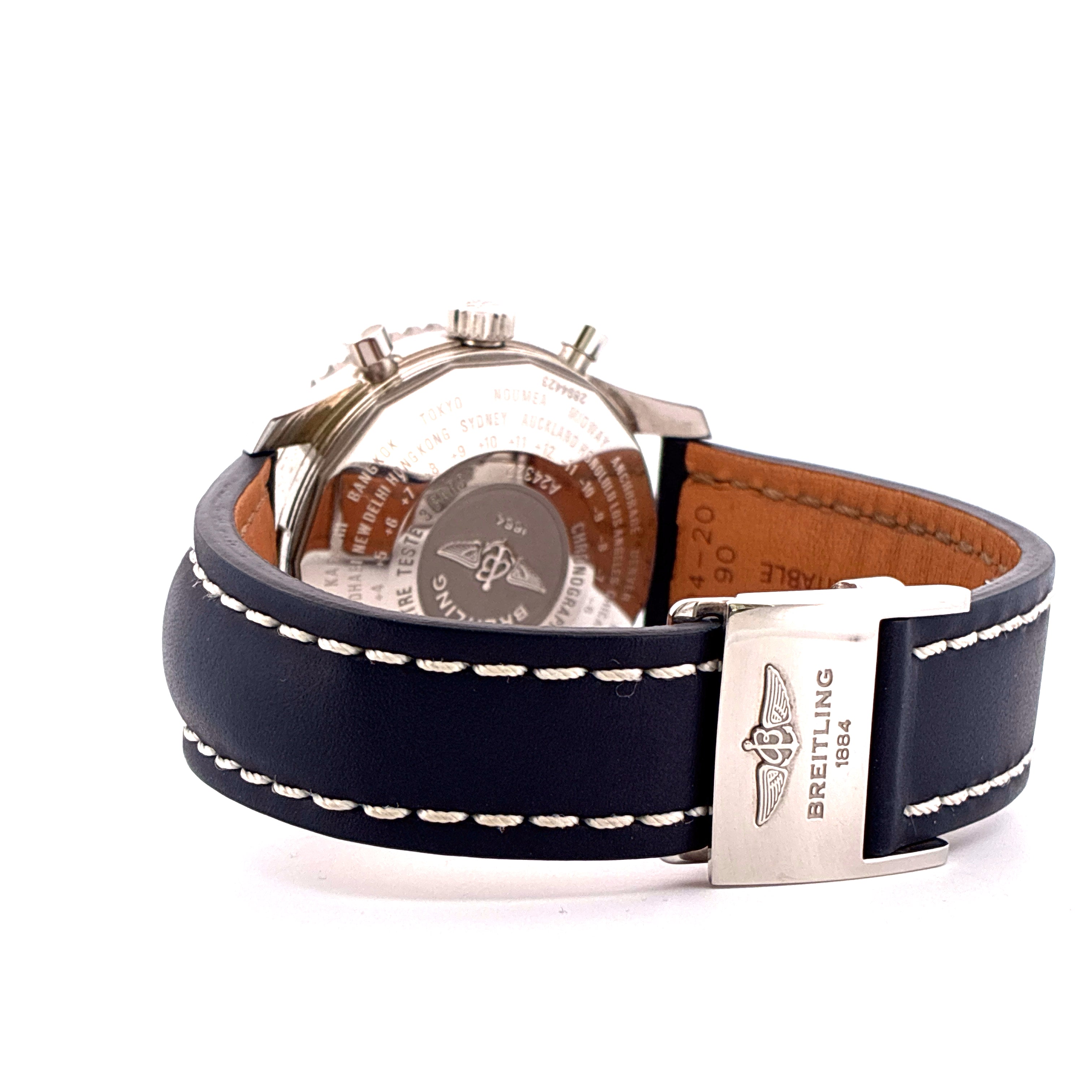Navitimer / World Blue Dial / very good condt. / Full-Set / 2019