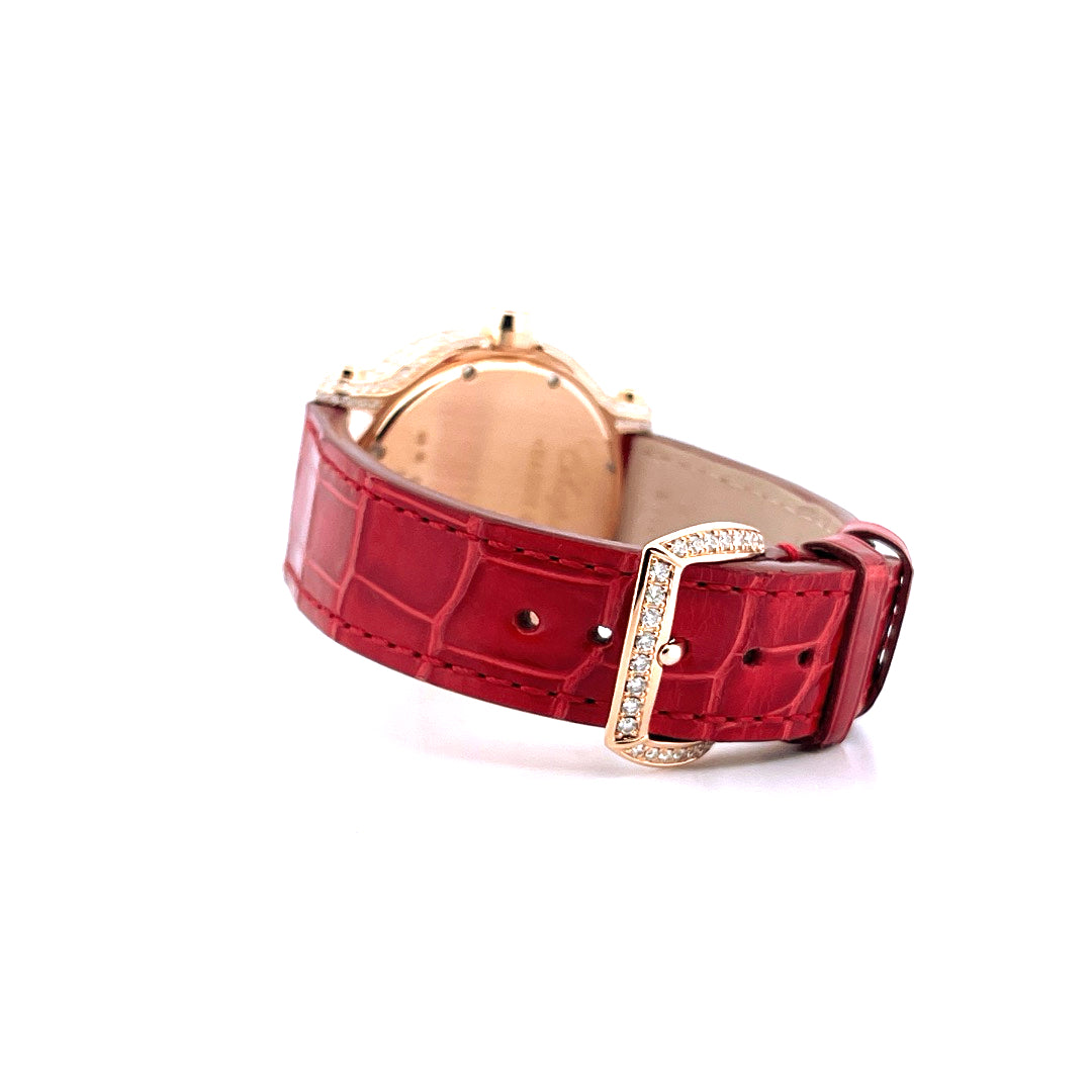 Chopard - Happy Sport Quarz / MOP Dial / Diamonds / Red Gold / very rare / Box / Certificate of authenticity / Retail price EUR 74.000,00 - [product_sku]