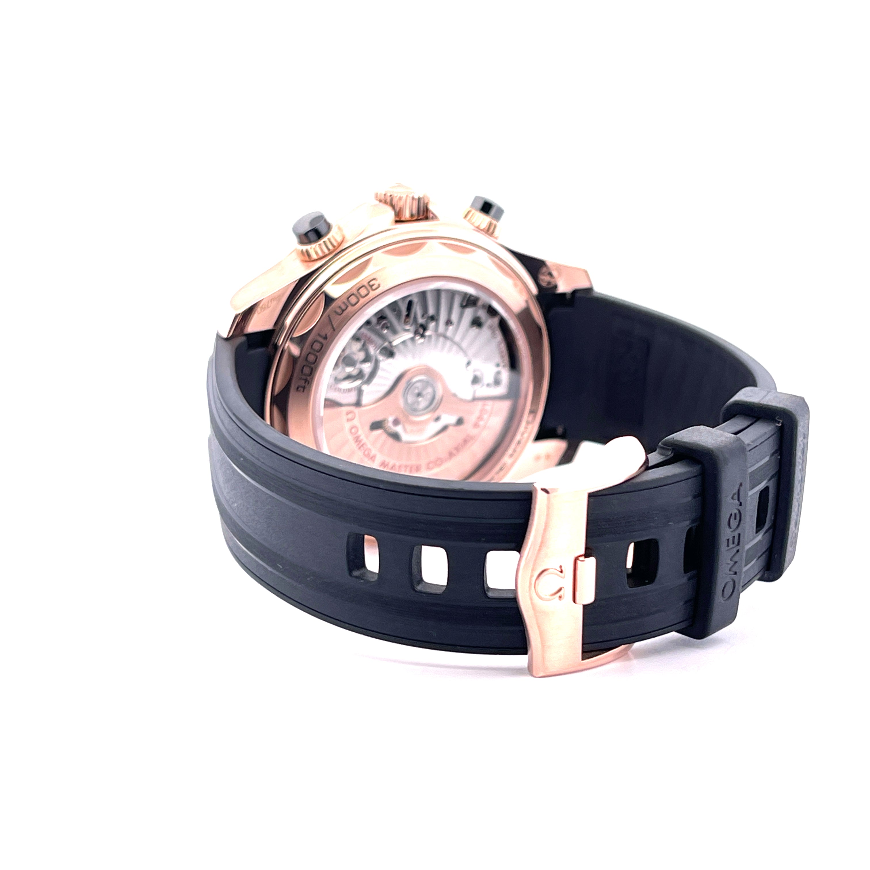 Omega - Seamaster Diver Master Chronometer Chronograph Sedna Gold / Omega Check 2026 / Full Set / premium Condition / 2022 - [product_sku]