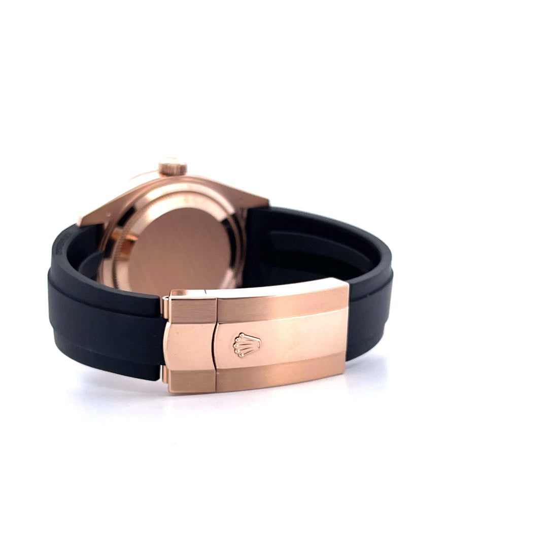 Sky-Dweller 42 Roségold mit Kautschukband / graues Zifferblatt / Everose - Juwelier Spliedt