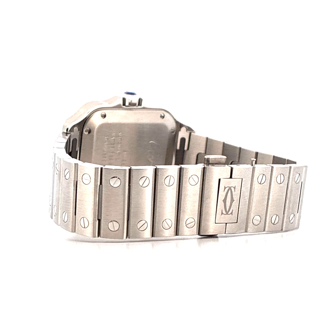 Santos de Cartier / Edelstahl 35mm / Ungetragen / 2. Armband / (2022)