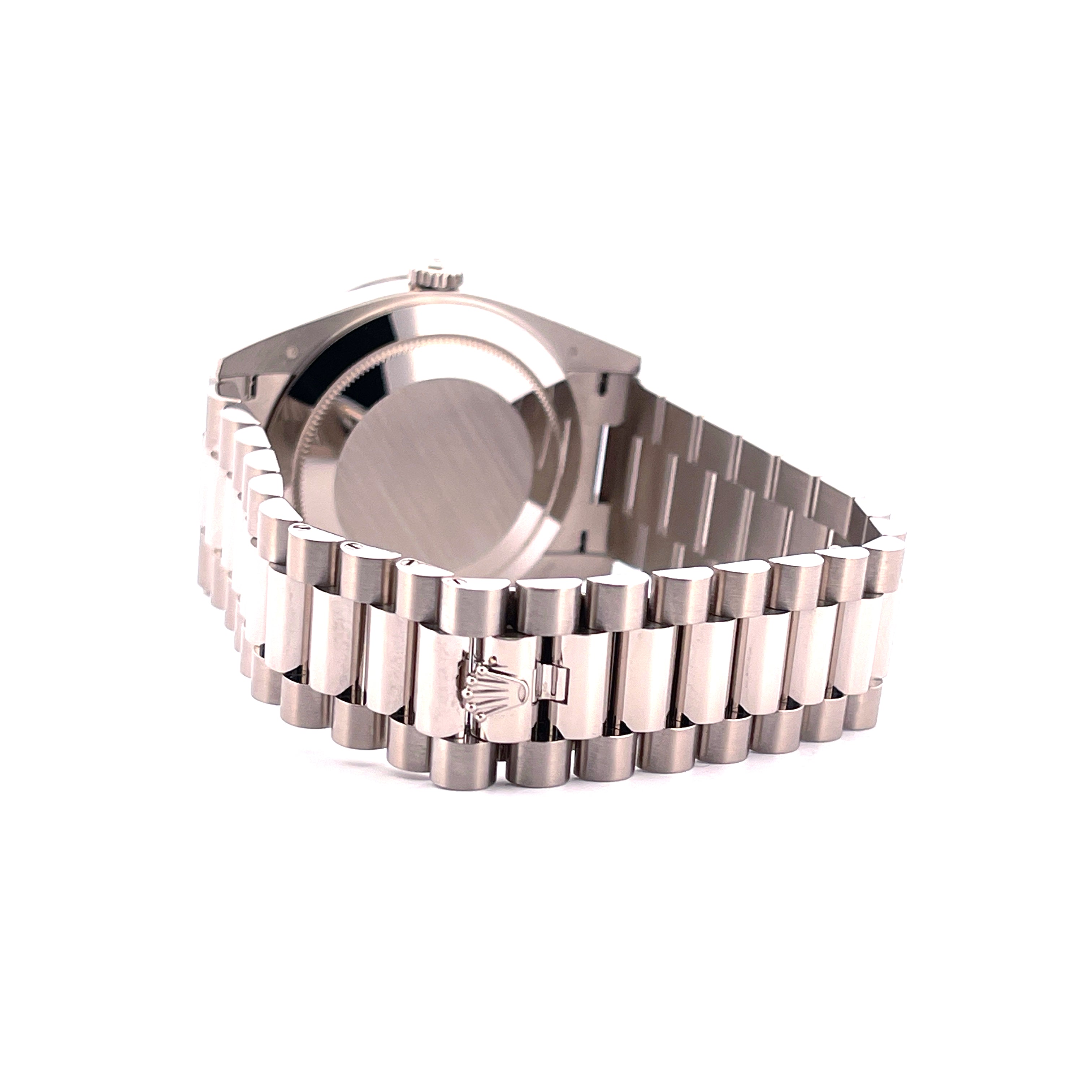 Rolex - Day-Date 40 Whitegold Meteorite Baguette Dial Diamonds / Box & Paper / Unworn / 2025 - [product_sku]