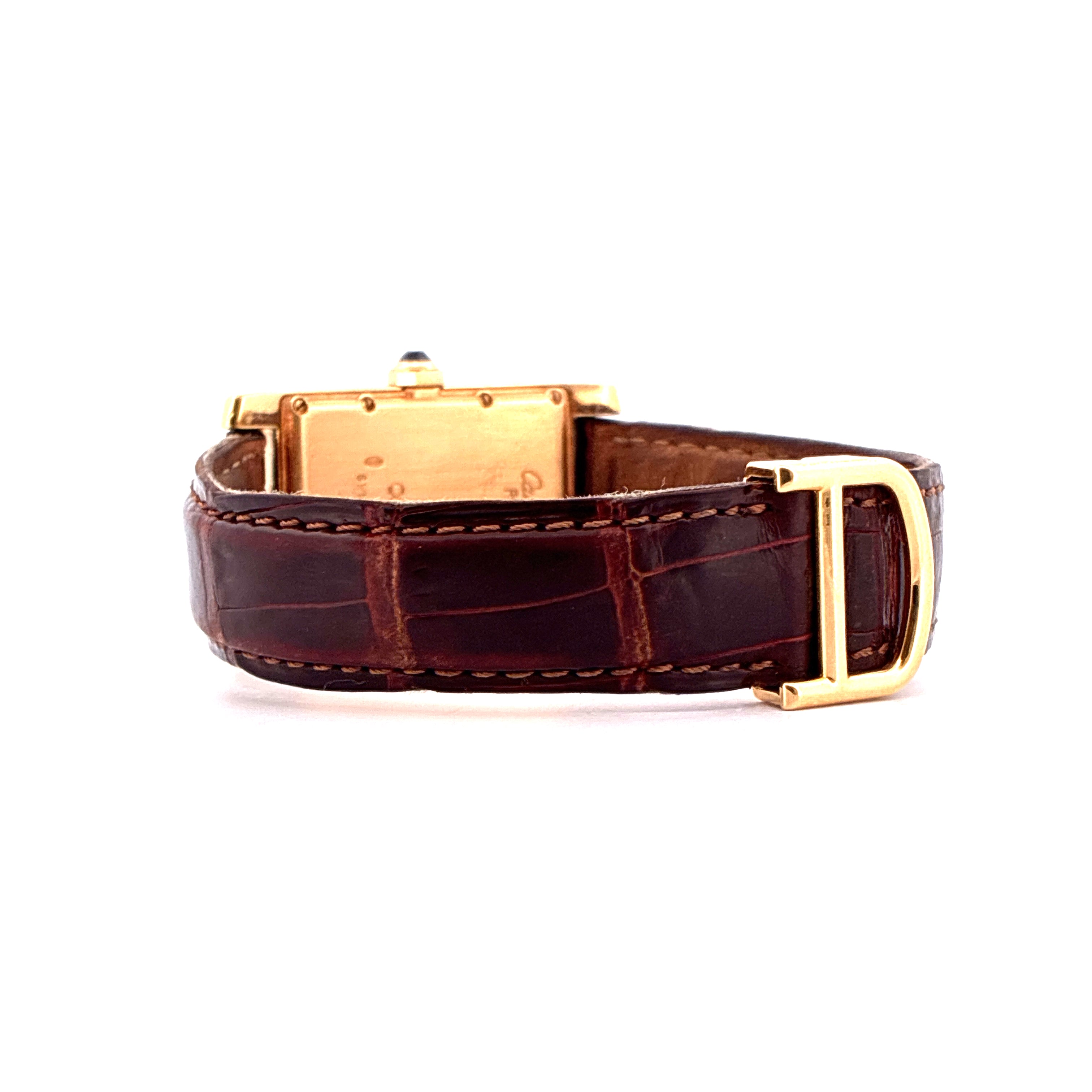 Cartier - Tank Américaine / Yellow Gold / Box / Folding-Clasp - [product_sku]