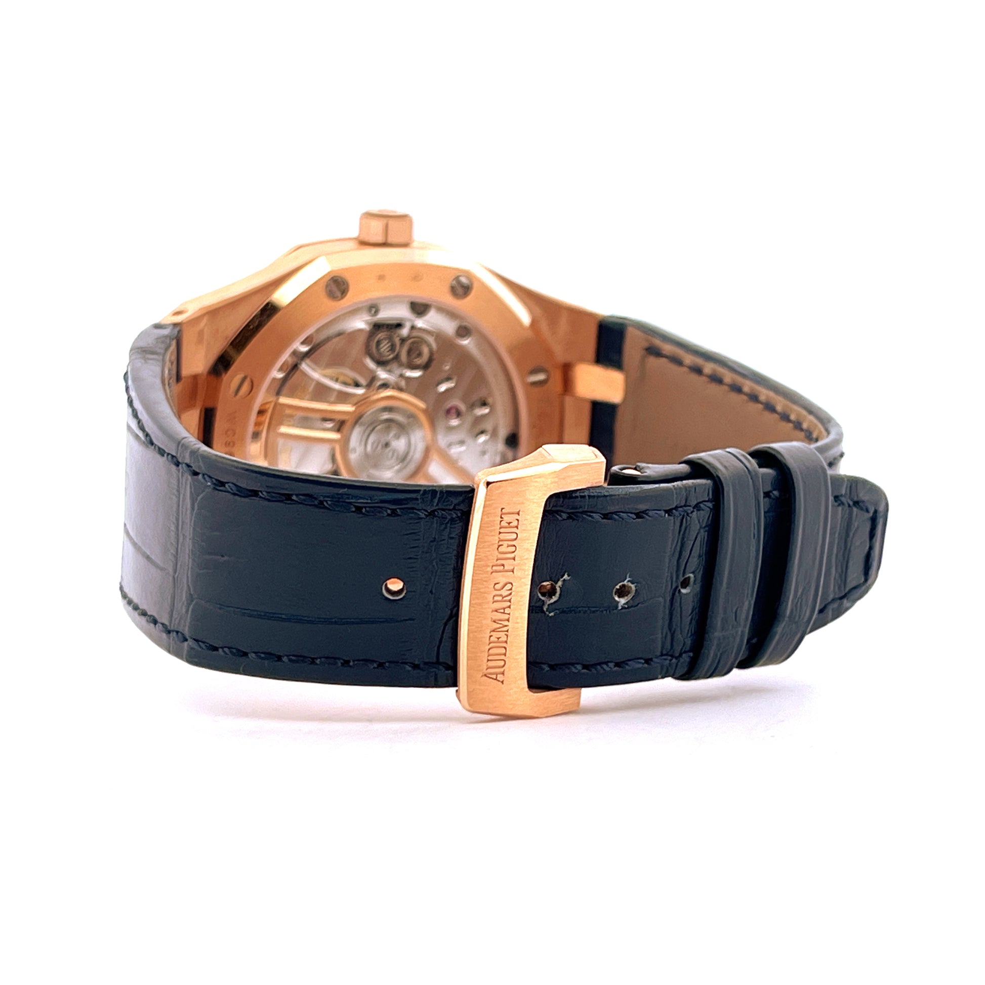 Audemars Piguet - Audemars Piguet Royal Oak Roségold BlueDial - Juwelier Spliedt