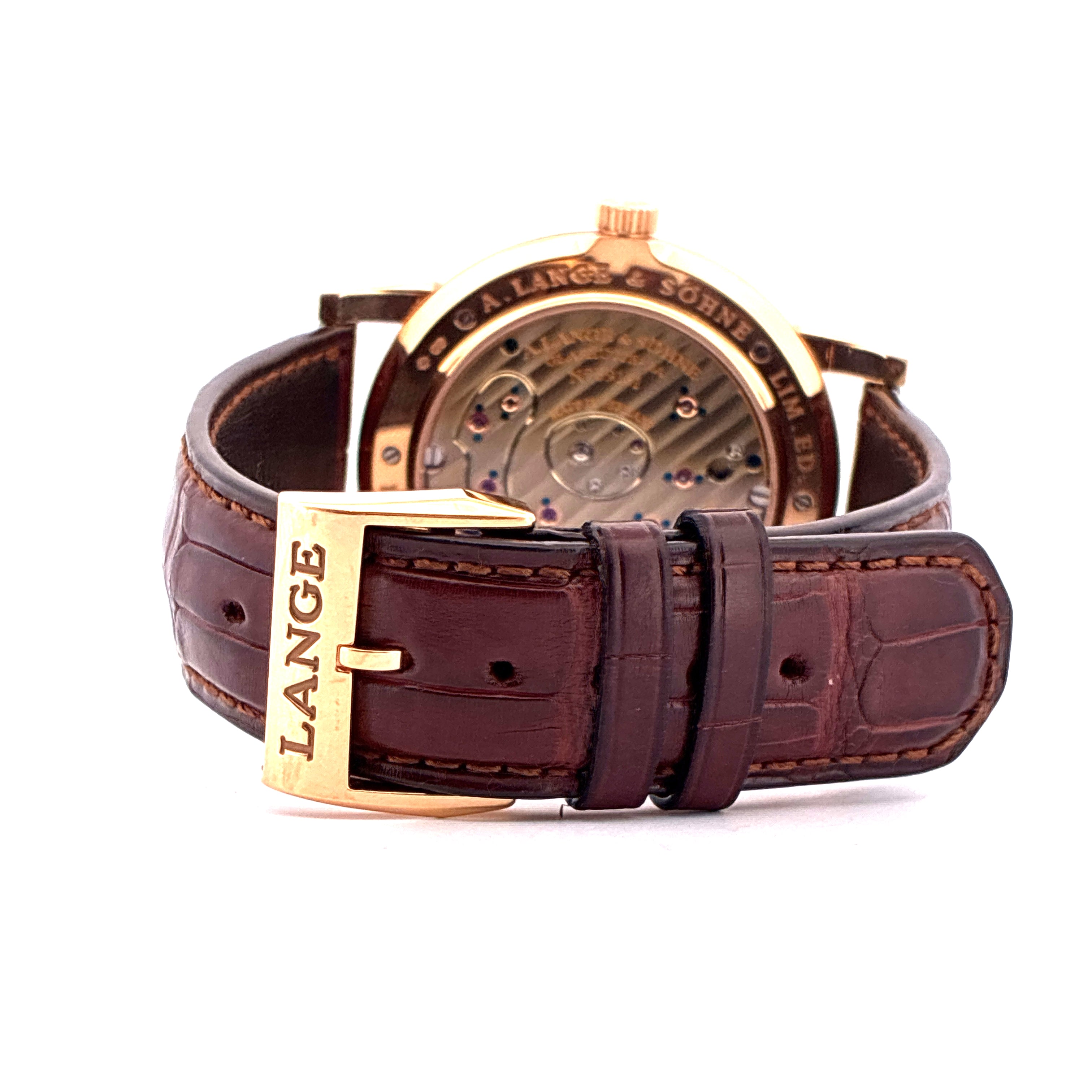 A. Lange & Söhne - Grosse Lange 1 Luna Mundi Set Grand / Premium Set / On Stock / Roségold & Whitegold / 2nd Straps / Limited Edition 101 / on stock / Full-Set / 2004 - [product_sku]