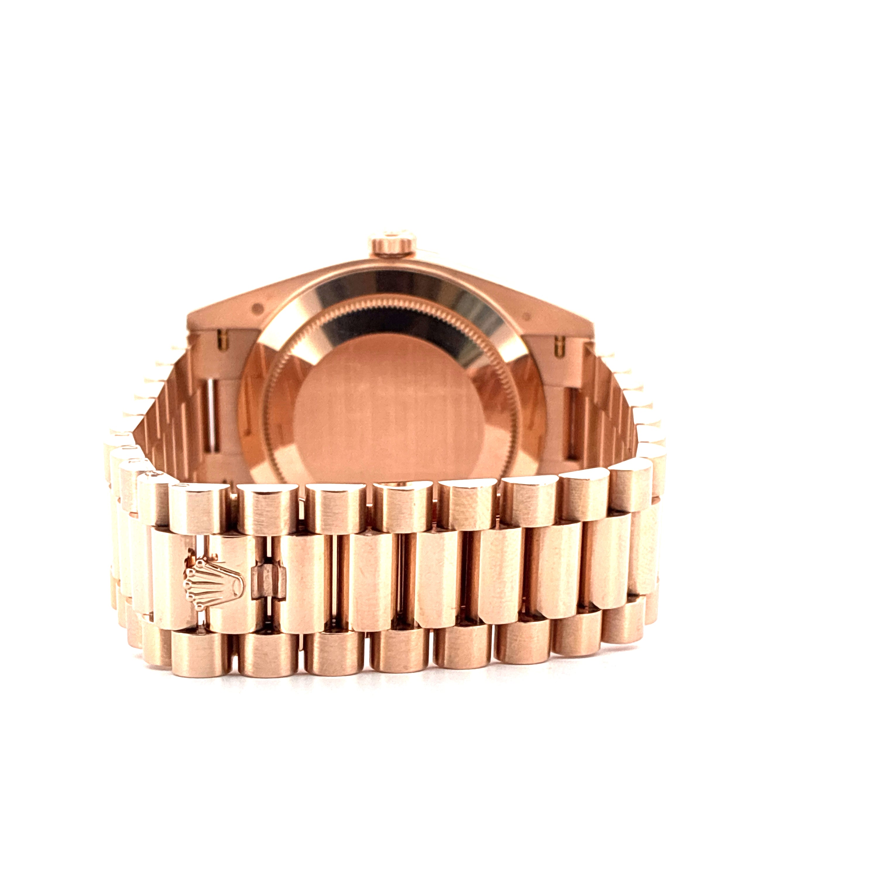 Rolex - Day-Date 40 / Roségold / Chocolate Dial / Baguette / Full-Set / 2022 - [product_sku]