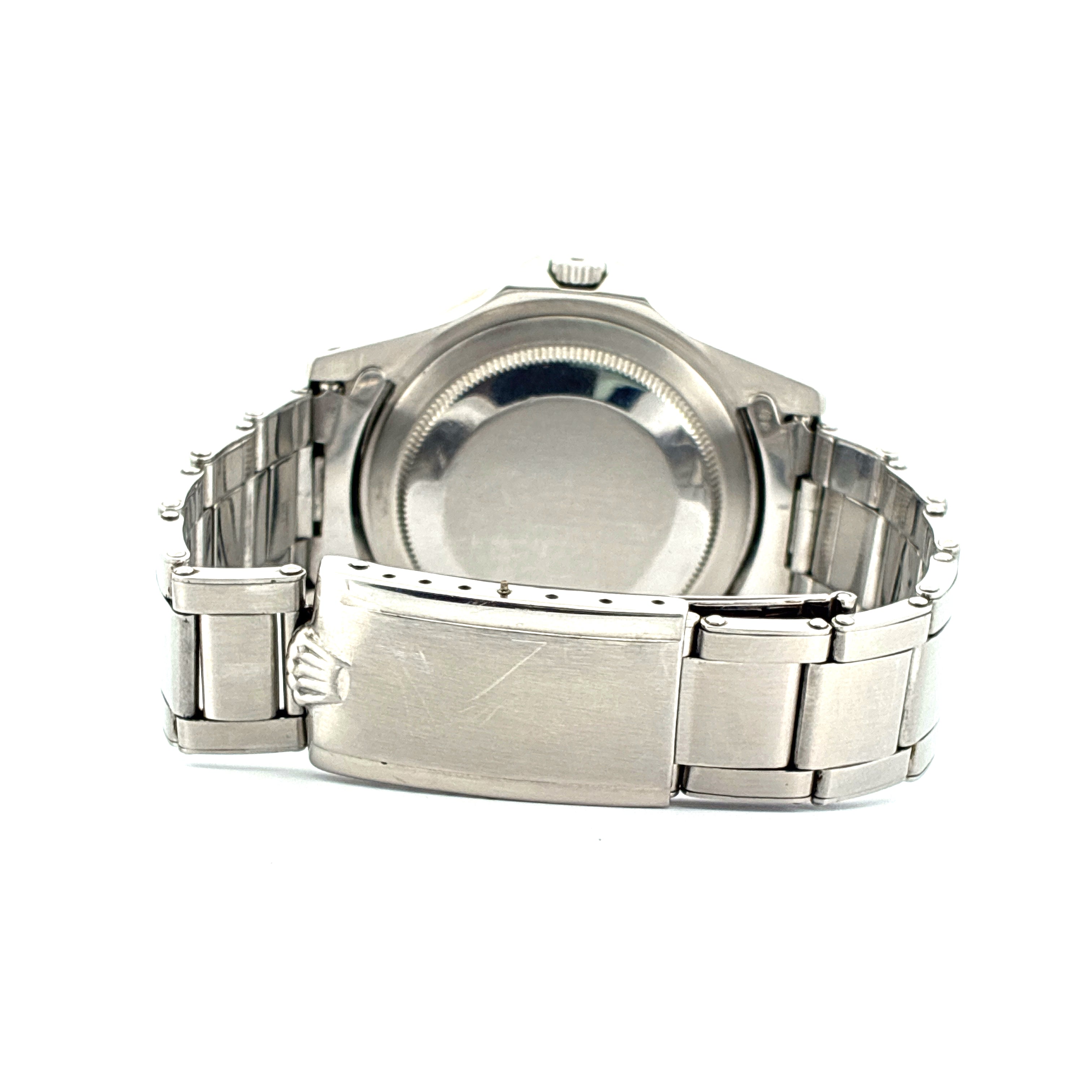 GMT-Master / Vintage / Radium / Pointed crown guard / org. Box / Glossy Gilt Dial / Vintage / 1963 / very good condt. / Rolex Rivet Stratch Bracelet