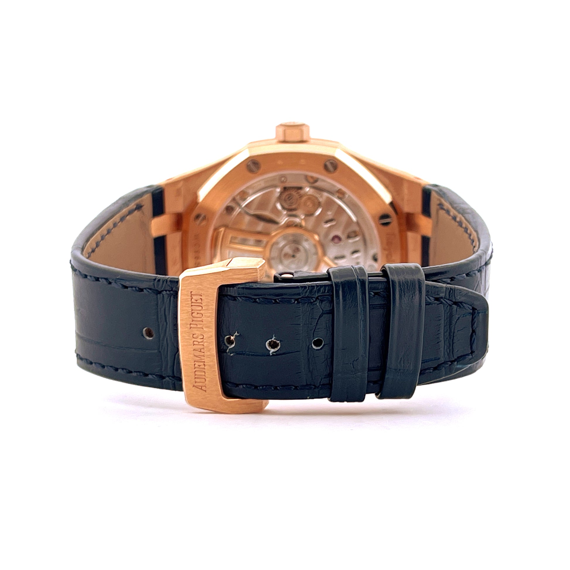 Audemars Piguet - Audemars Piguet Royal Oak Roségold BlueDial - Juwelier Spliedt