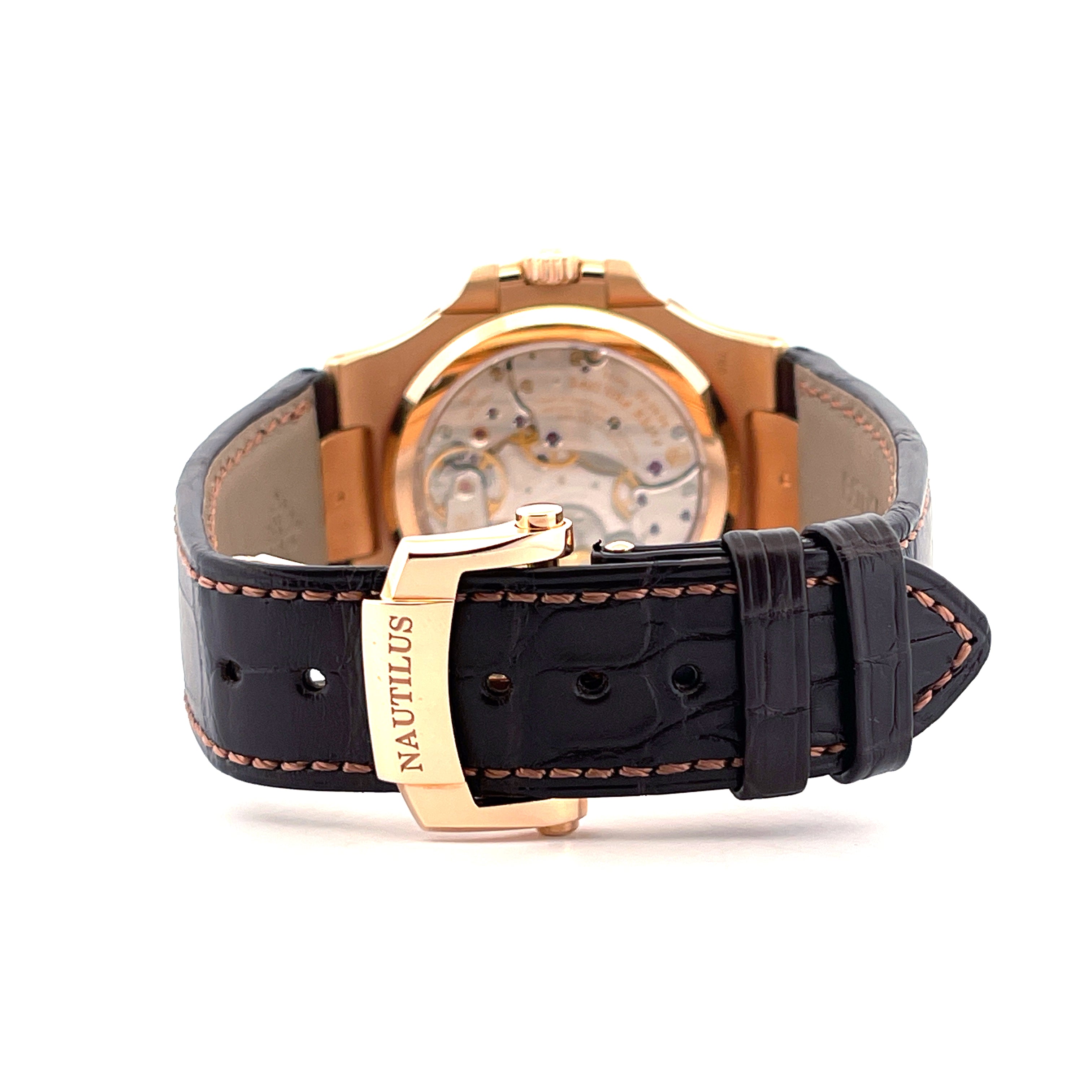 Nautilus 5712R-001 Roségold / Straps unworn / Germany / Folding / +Invoice / Premium Set + second Strap / nearly MINT Condt / Dec. 2018