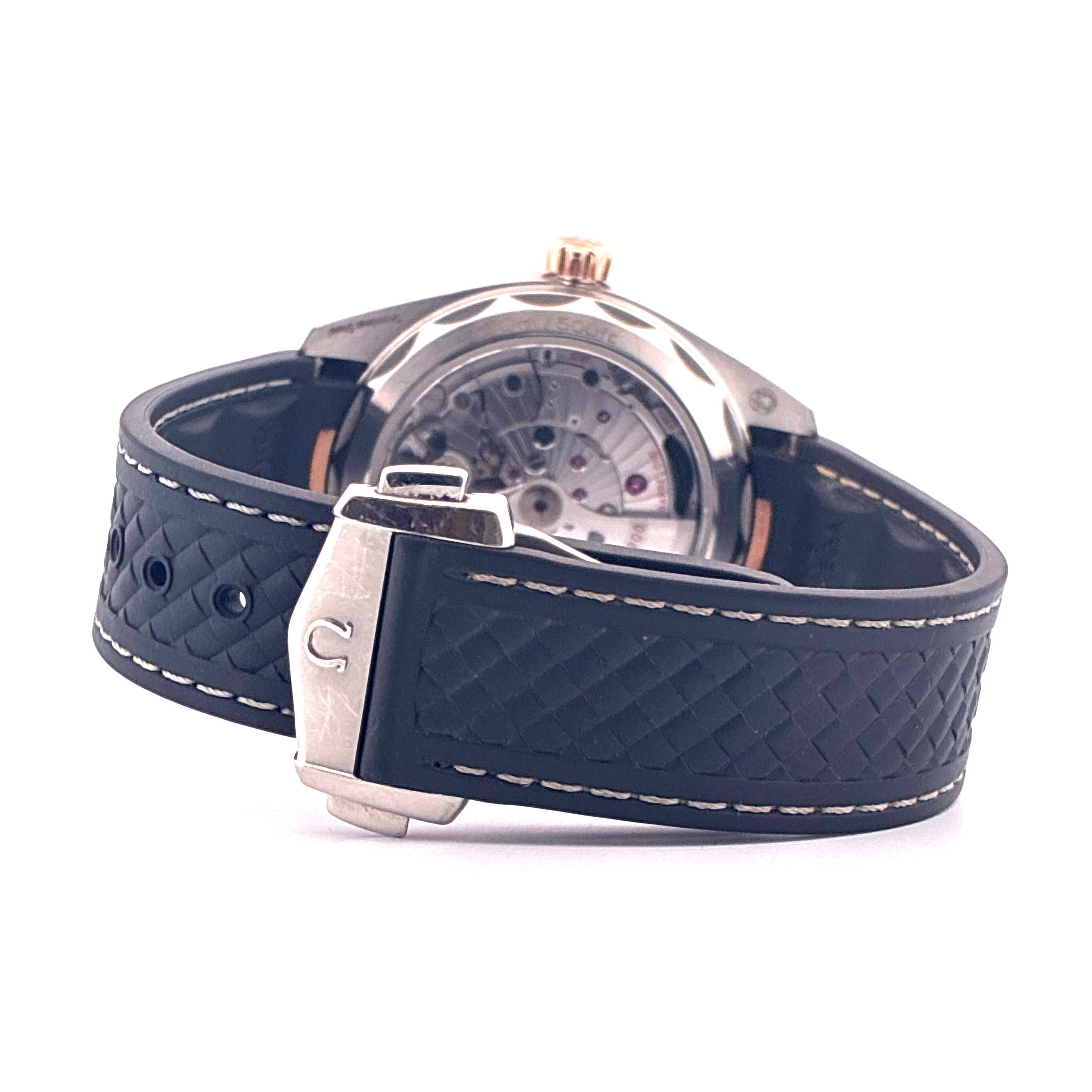 Omega - Seamaster Aqua Terra / Bicolor / Rubberstrap / Folding Clasp / Box & Papers / 2018 - [product_sku]