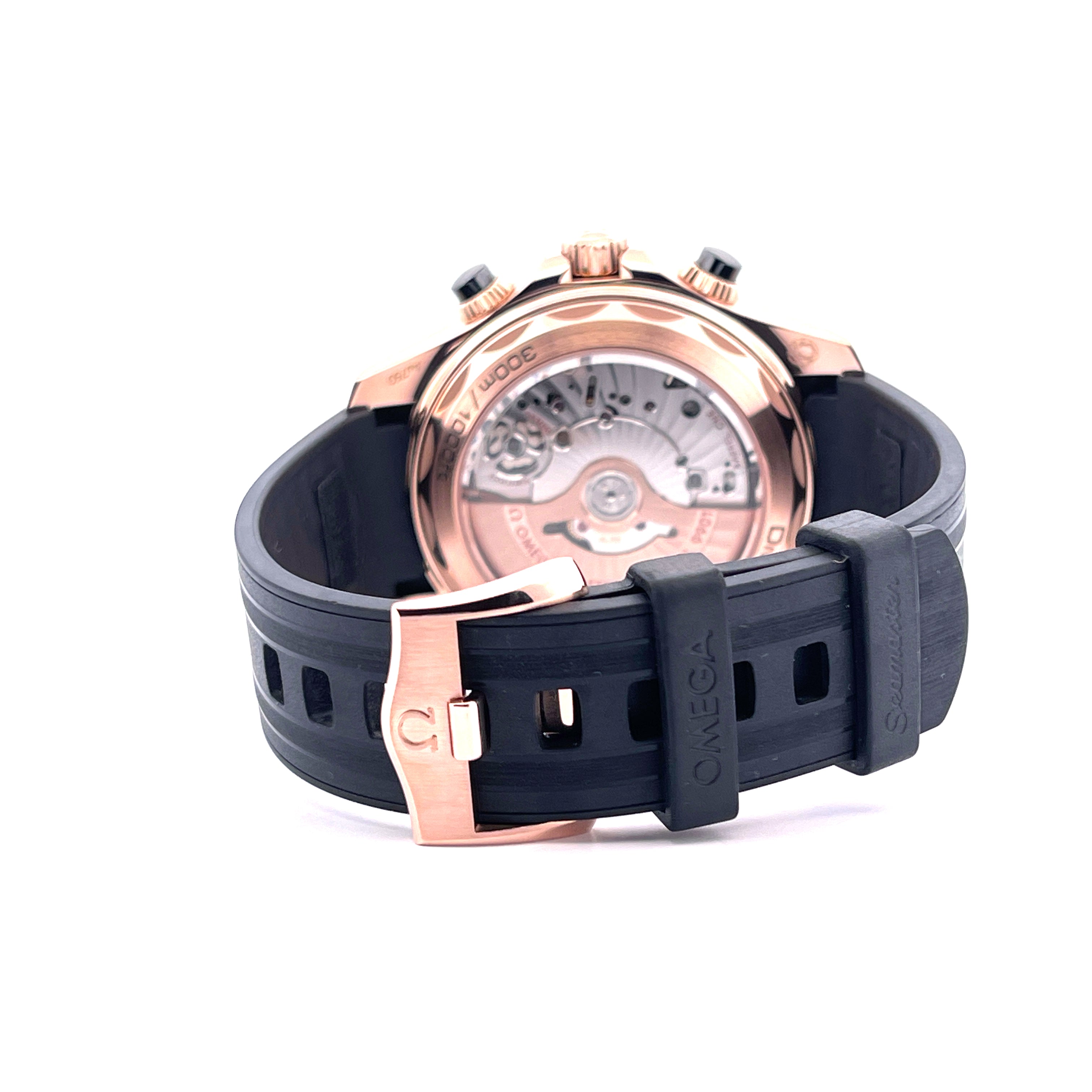 Omega - Seamaster Diver Master Chronometer Chronograph Sedna Gold / Omega Check 2026 / Full Set / premium Condition / 2022 - [product_sku]