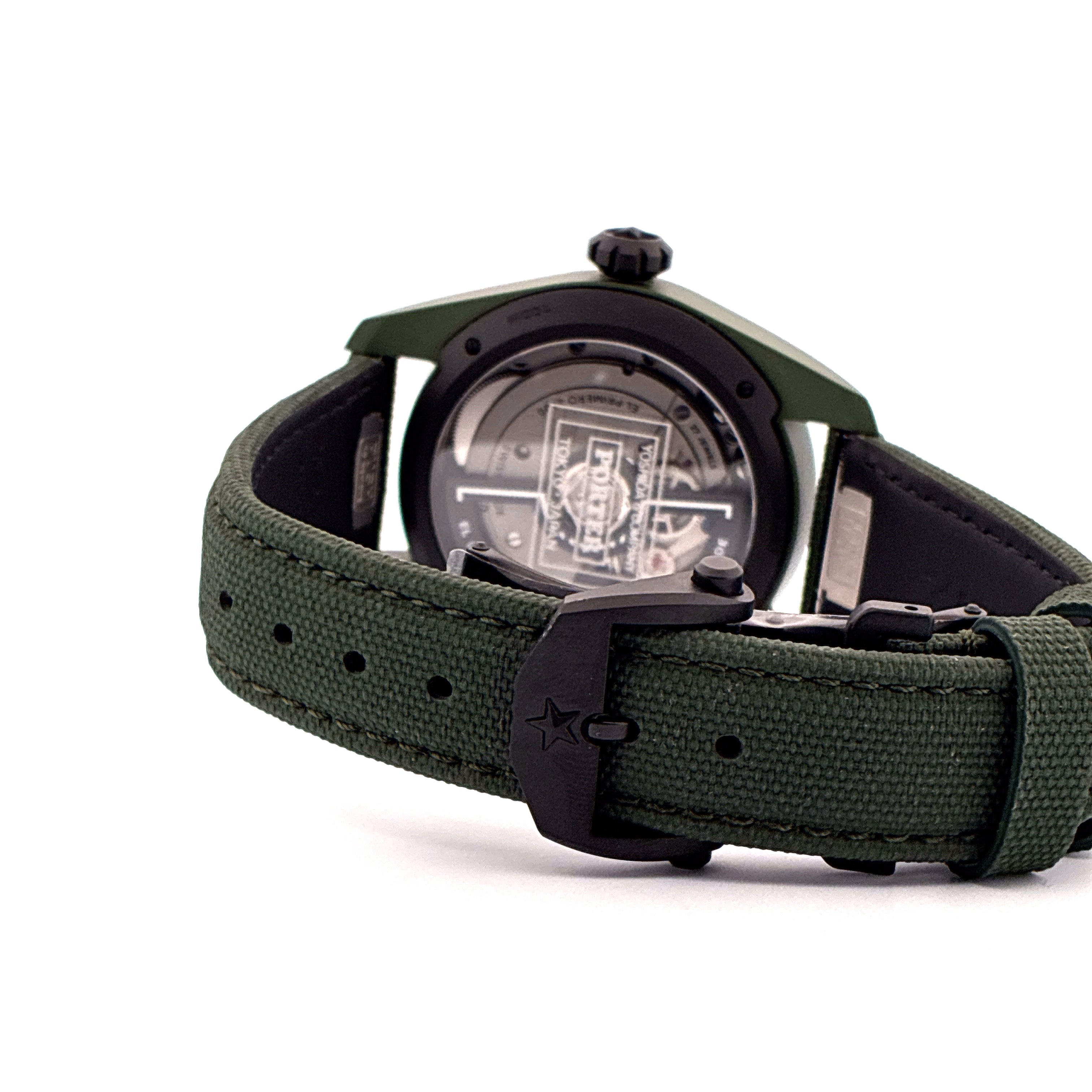 Zenith Pilot Central Automatic Porter Pilot Edition / Green Strap / Limited Edition 500 / Full-Set / Like New