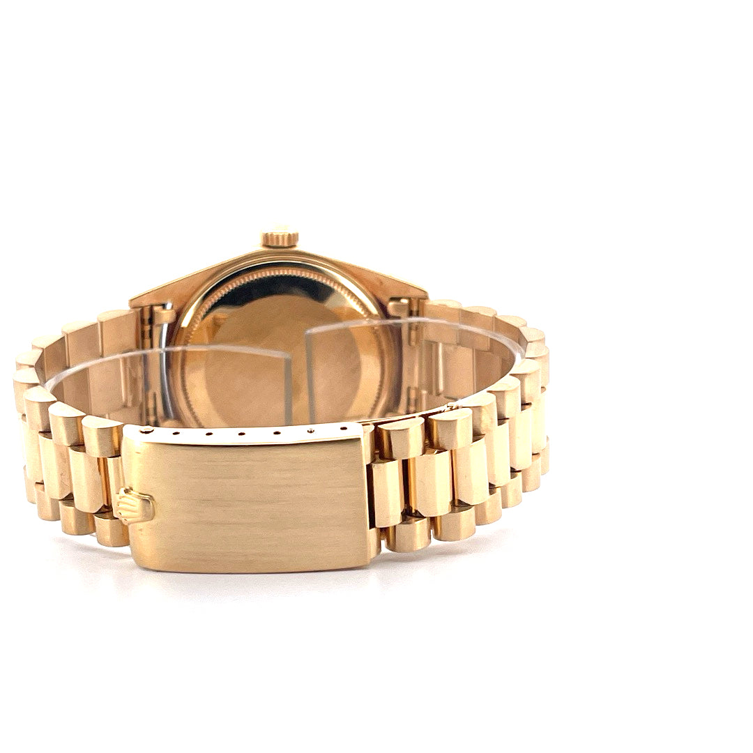Day-Date 36 Gelbgold / Sigma Linen Dial / no strech / Service 2024 (ca. 1970)
