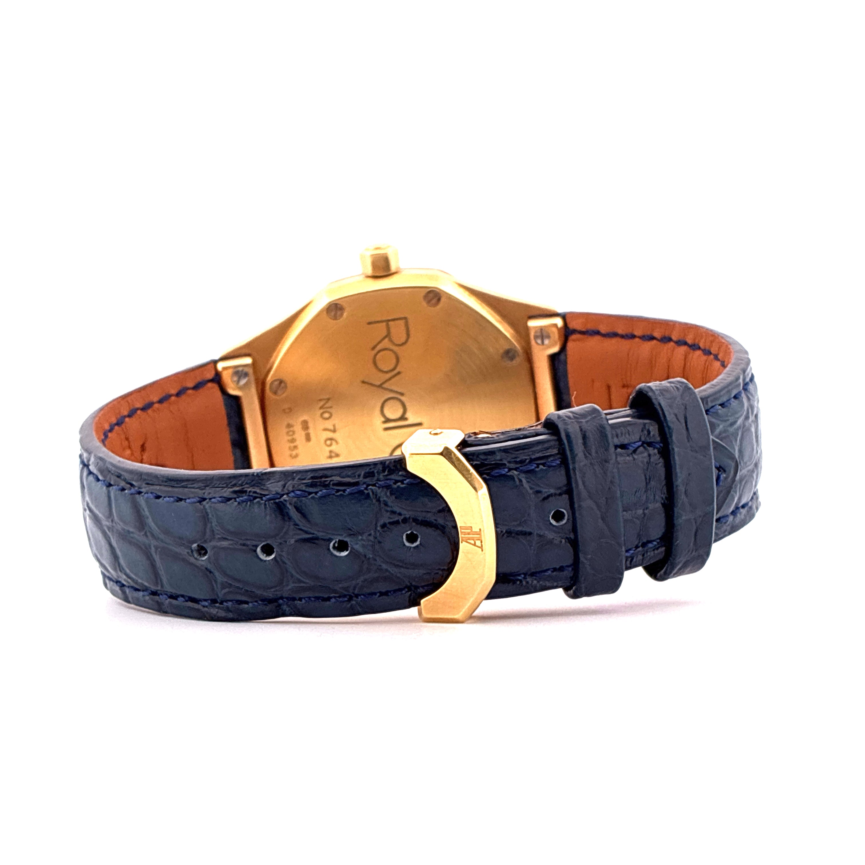 Royal Oak / Blue Dial / Folding Clasp / very rare / D-Series / Vintage / Full-Set / 1995