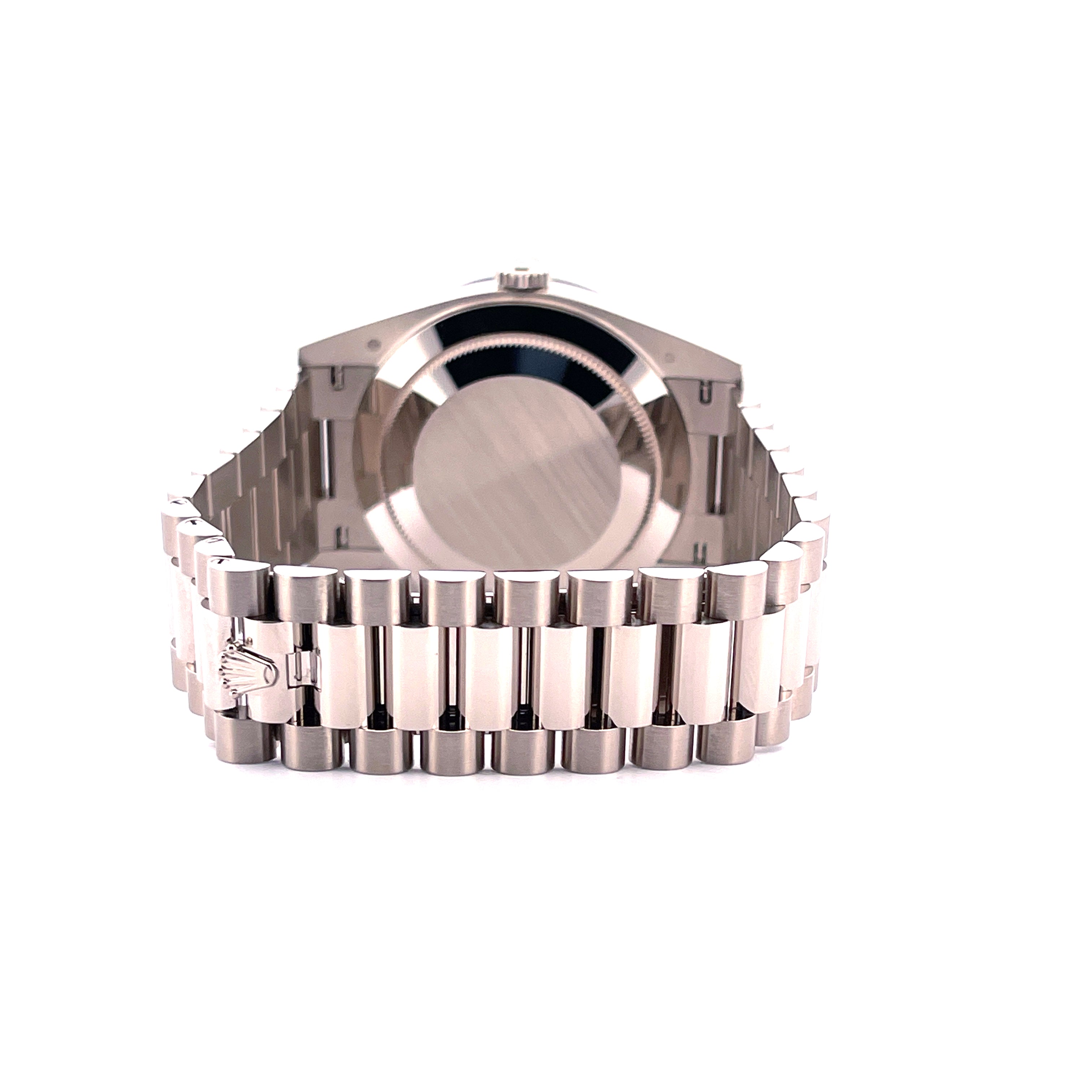 Rolex - Day-Date 40 Whitegold Meteorite Baguette Dial Diamonds / Box & Paper / Unworn / 2025 - [product_sku]