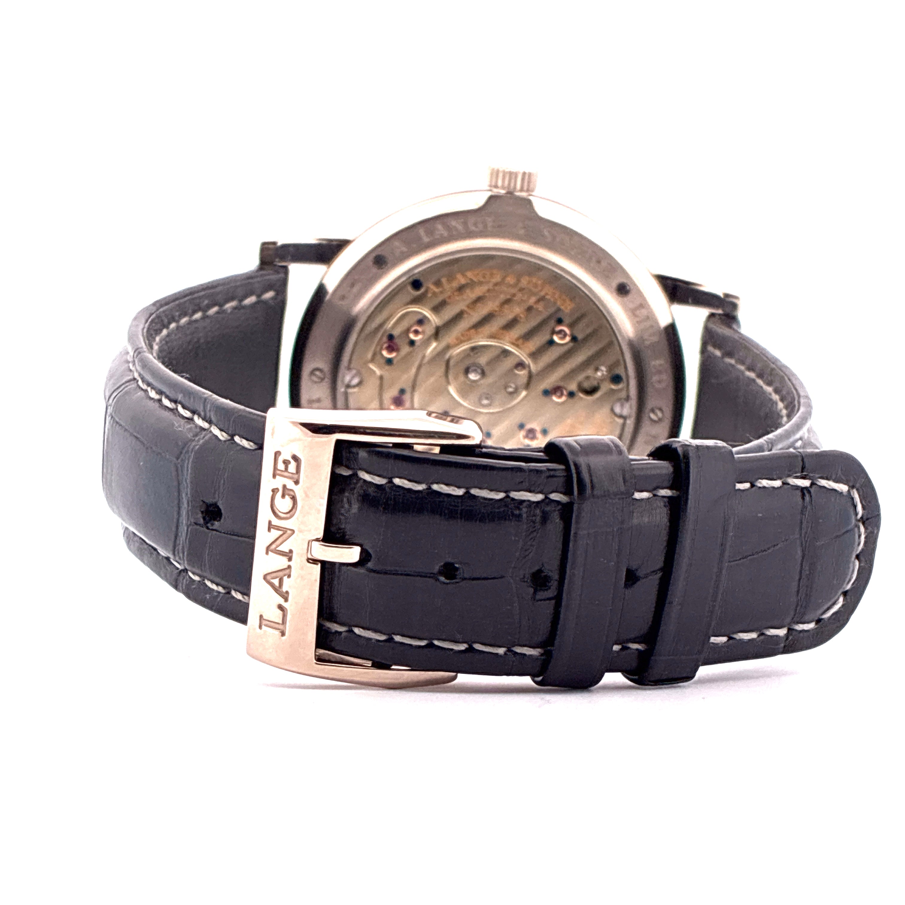 A. Lange & Söhne - Grosse Lange 1 Luna Mundi Set Grand / Premium Set / On Stock / Roségold & Whitegold / 2nd Straps / Limited Edition 101 / on stock / Full-Set / 2004 - [product_sku]