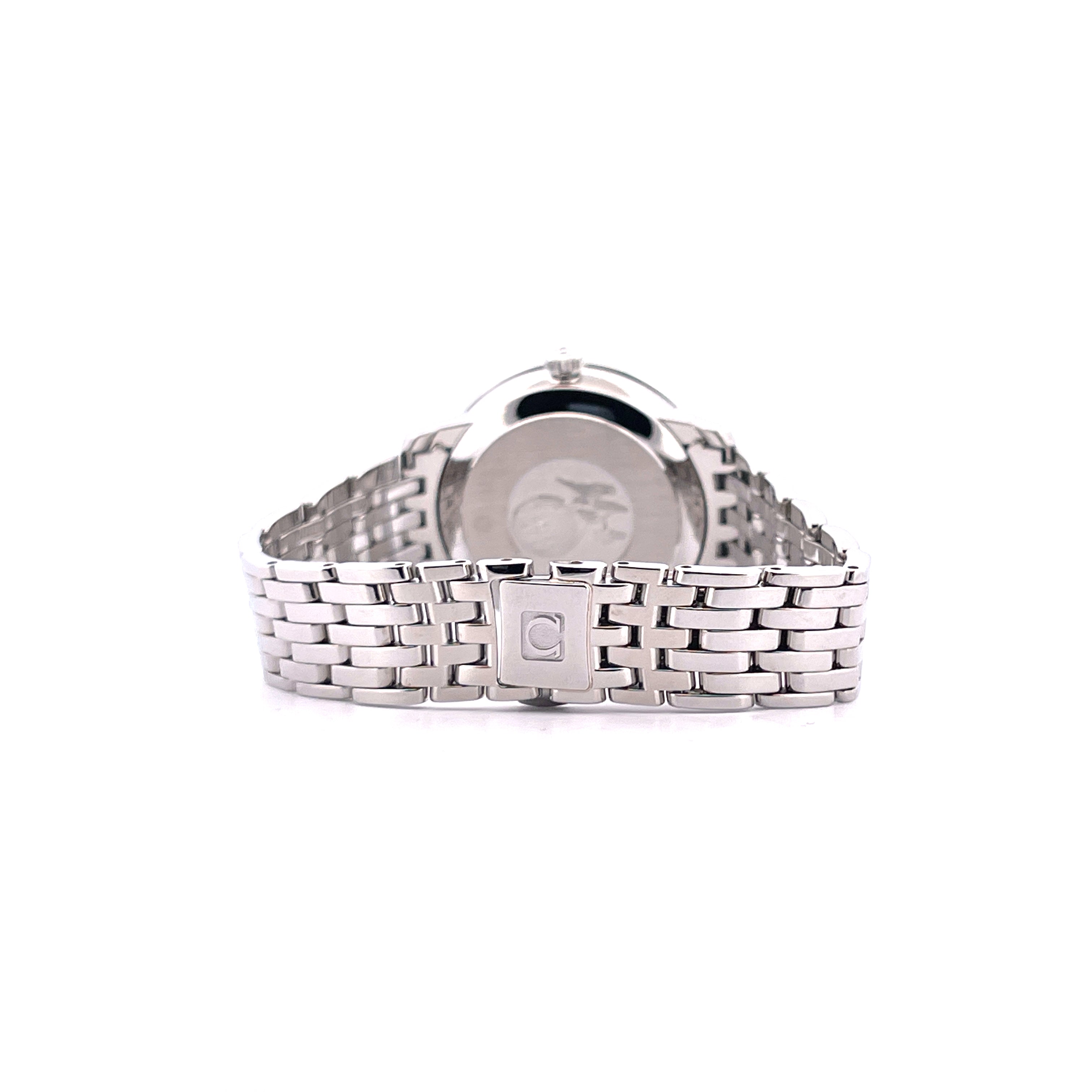 Omega De Ville Prestige Lady Automatik, Stahlarmband mit Schließe, Rückansicht