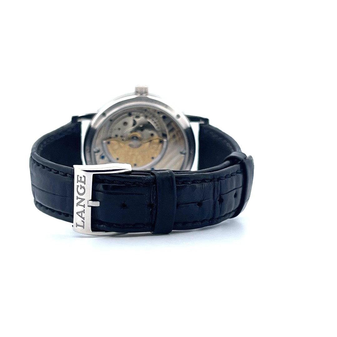 A. Lange & Söhne - Langematik Sax-O-Mat 950 Platin full set / very good condt. / Lange service '25 / 2000 - [product_sku]