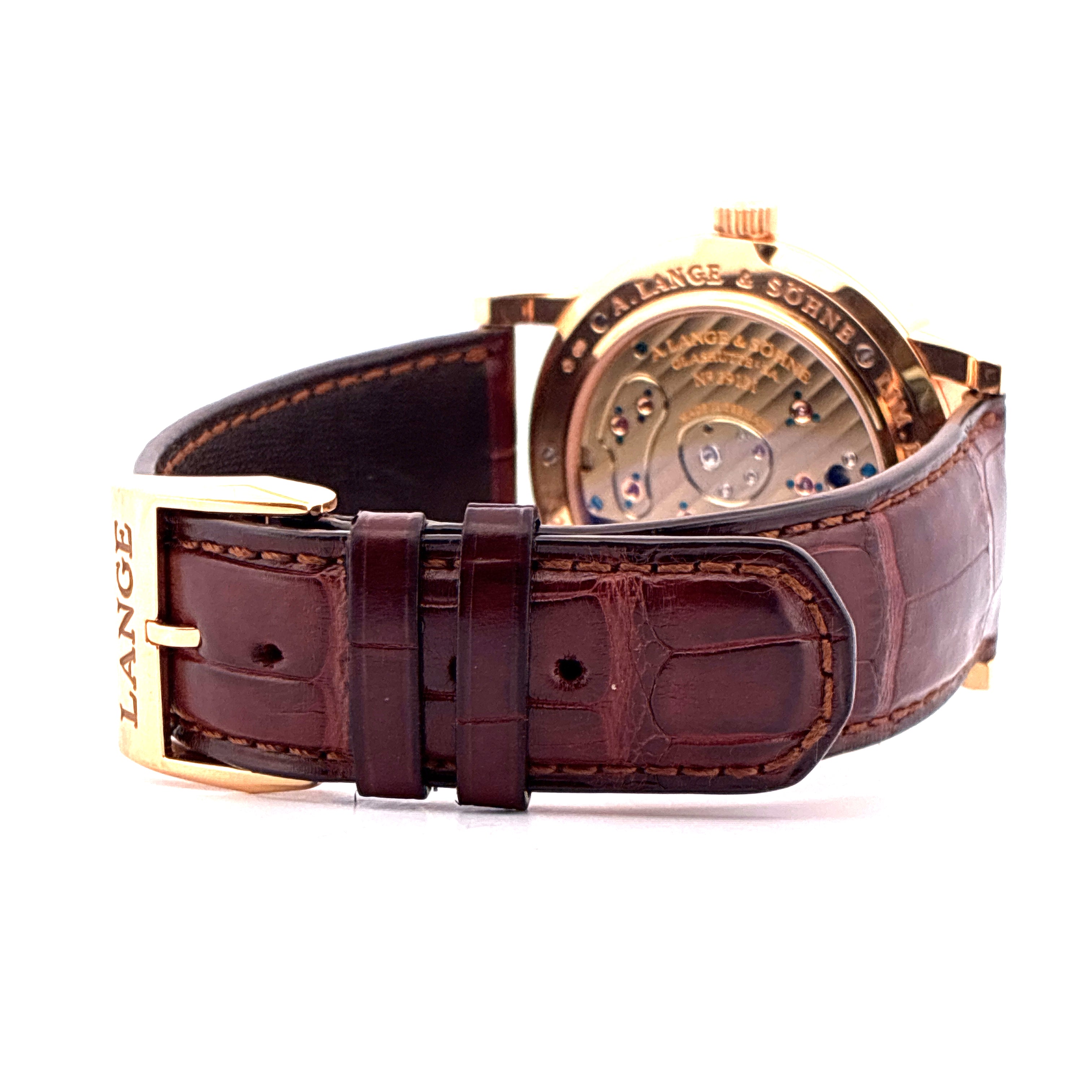 A. Lange & Söhne - Grosse Lange 1 Luna Mundi Set Grand / Premium Set / On Stock / Roségold & Whitegold / 2nd Straps / Limited Edition 101 / on stock / Full-Set / 2004 - [product_sku]
