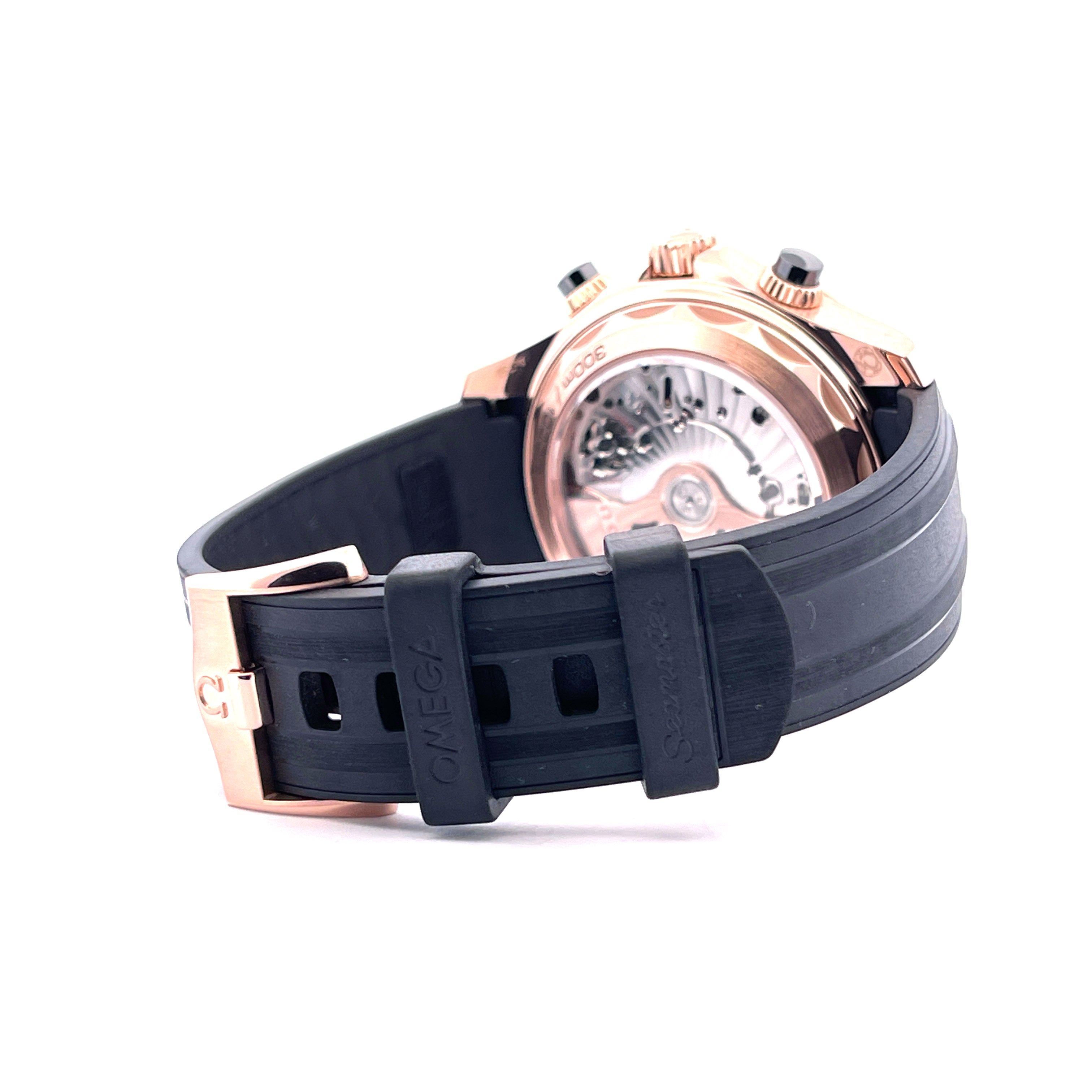 Omega - Seamaster Diver Master Chronometer Chronograph Sedna Gold / Omega Check 2026 / Full Set / premium Condition / 2022 - [product_sku]
