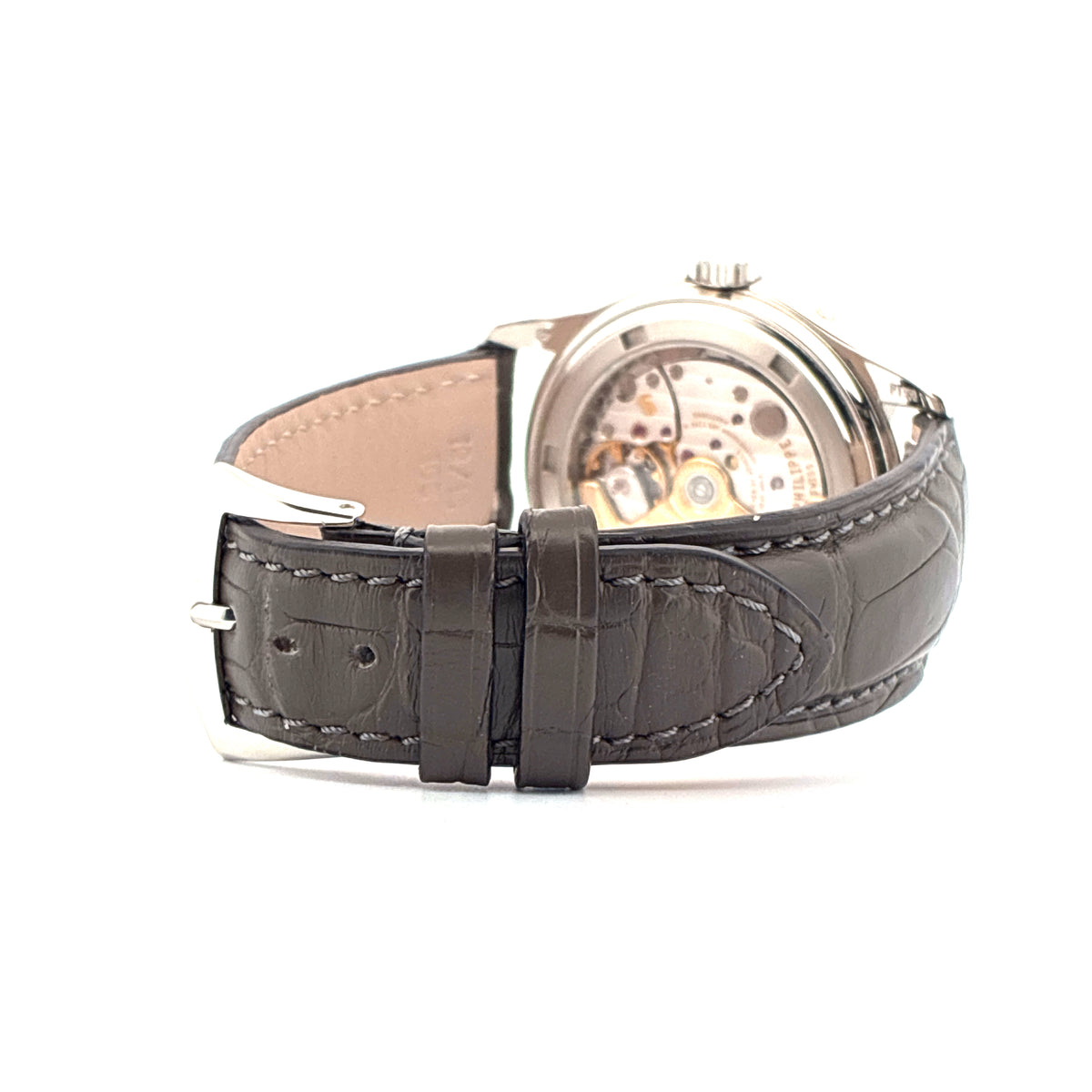 Annual Calendar / Platinum / Grey Dial / 3 Straps / Box & Papers / 2005