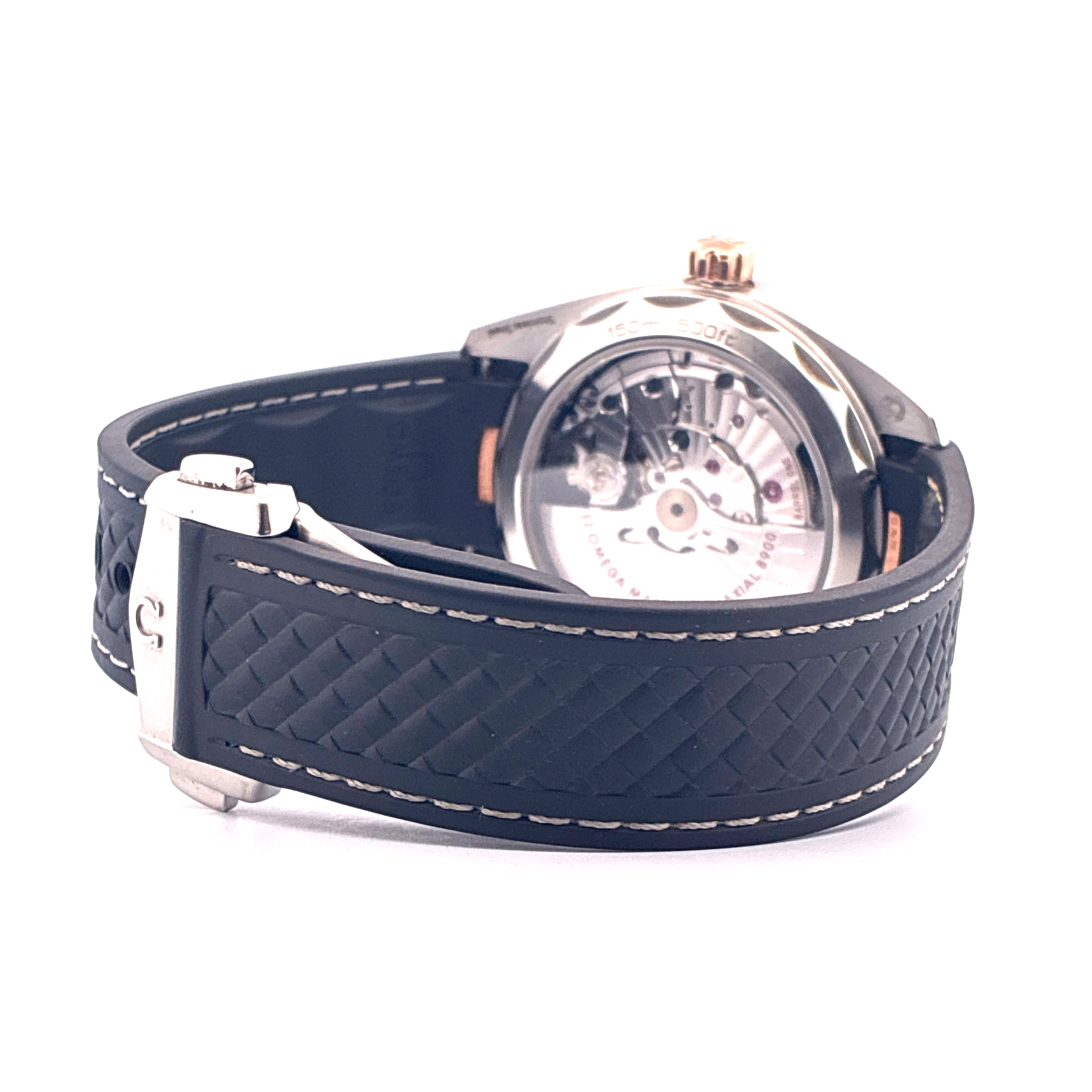 Omega - Seamaster Aqua Terra / Bicolor / Rubberstrap / Folding Clasp / Box & Papers / 2018 - [product_sku]