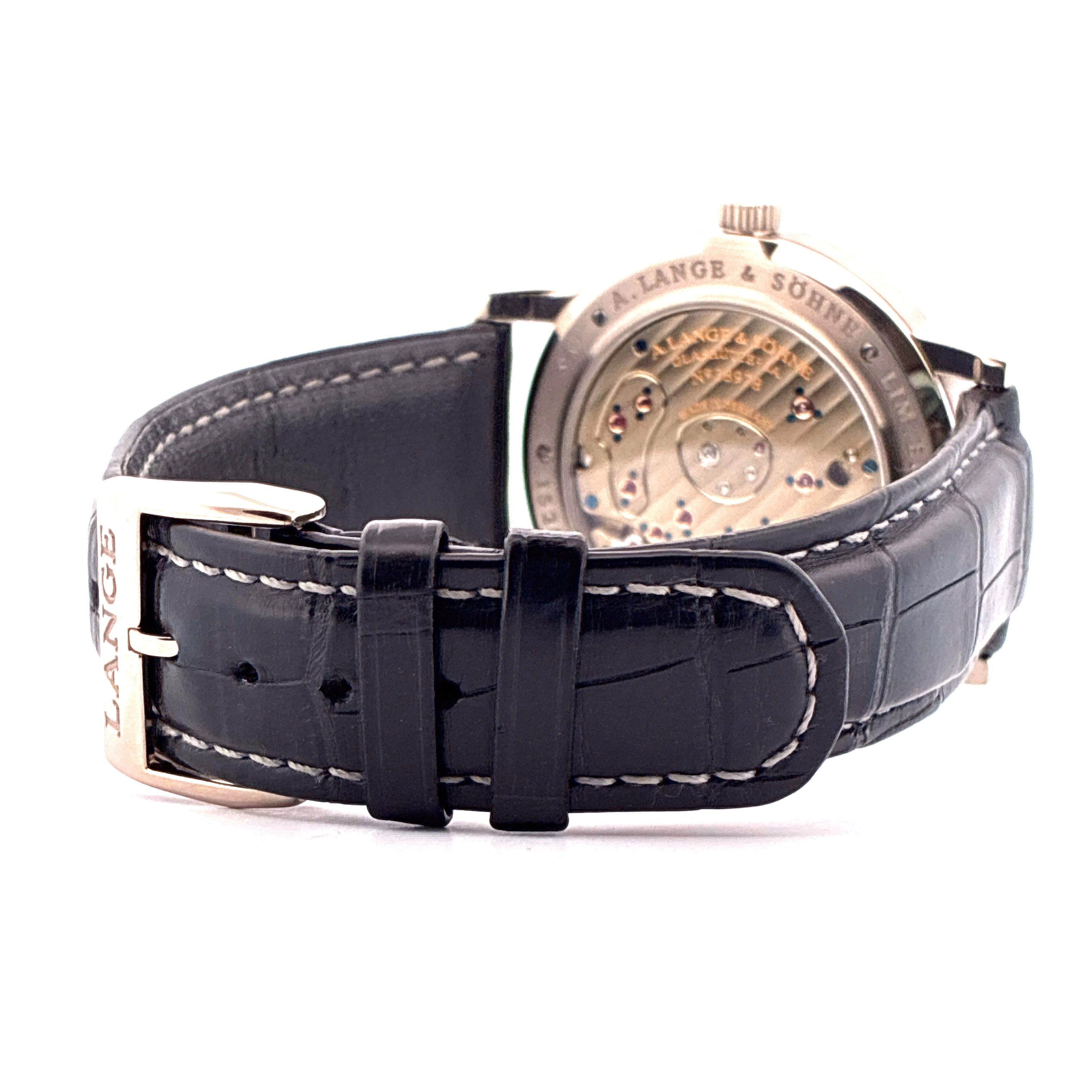 A. Lange & Söhne - Grosse Lange 1 Luna Mundi Set Grand / Premium Set / On Stock / Roségold & Whitegold / 2nd Straps / Limited Edition 101 / on stock / Full-Set / 2004 - [product_sku]