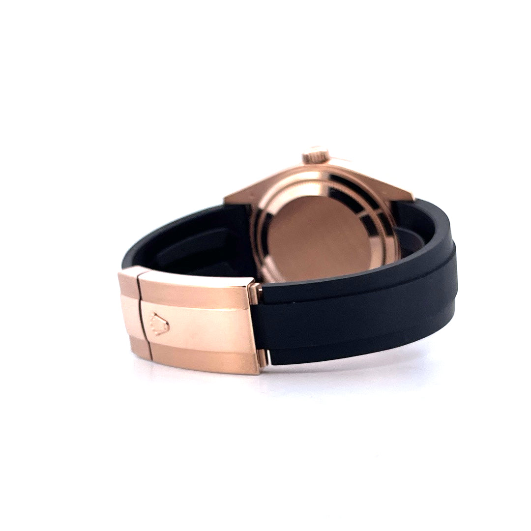 Sky-Dweller 42 Roségold mit Kautschukband / graues Zifferblatt / Everose - Juwelier Spliedt