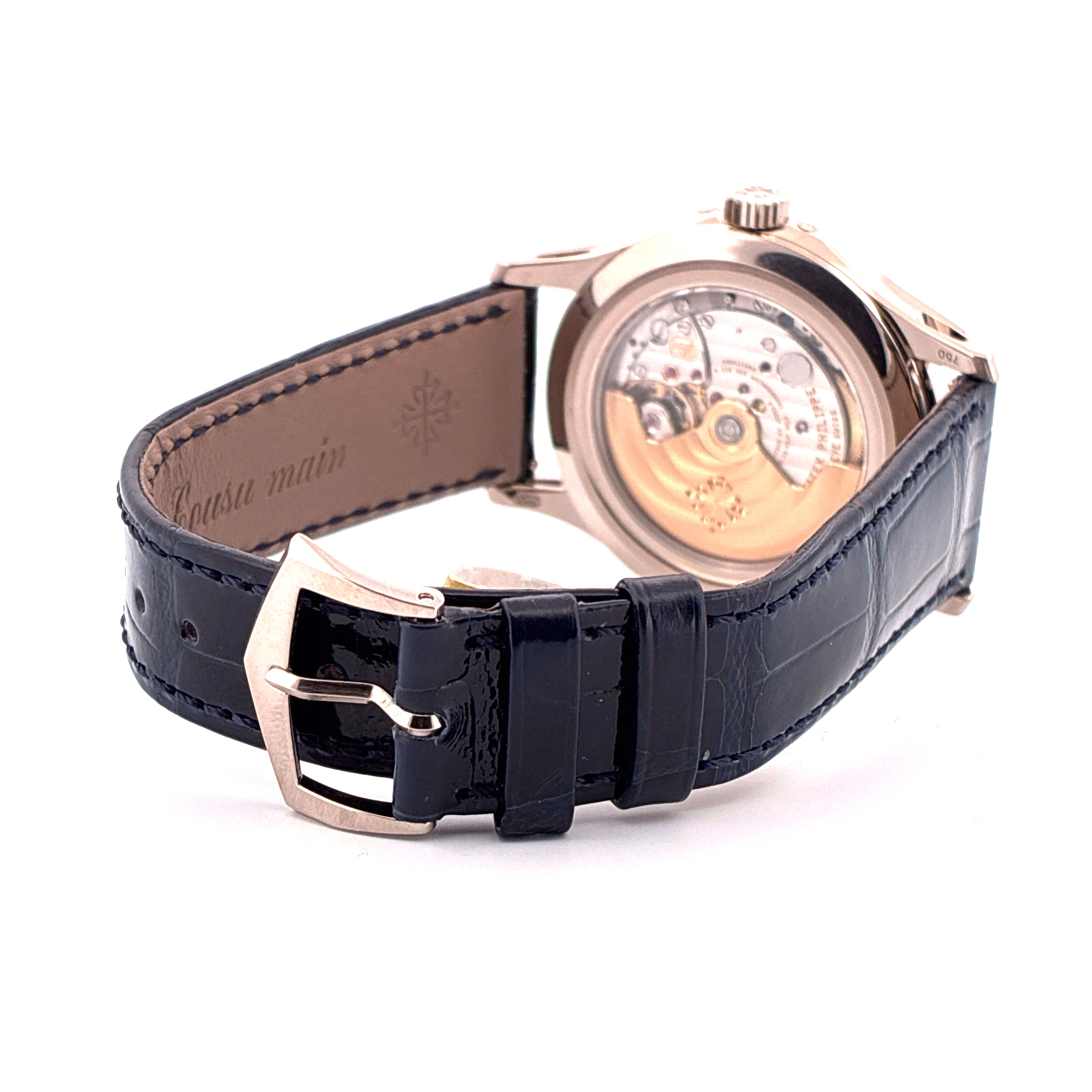 Patek Philippe - Patek Philippe Annual Calendar 205G-013 / Large Patek Service 2025 & Invoice / Full-Set / New-Strap / 2025 –  - [product_sku]
