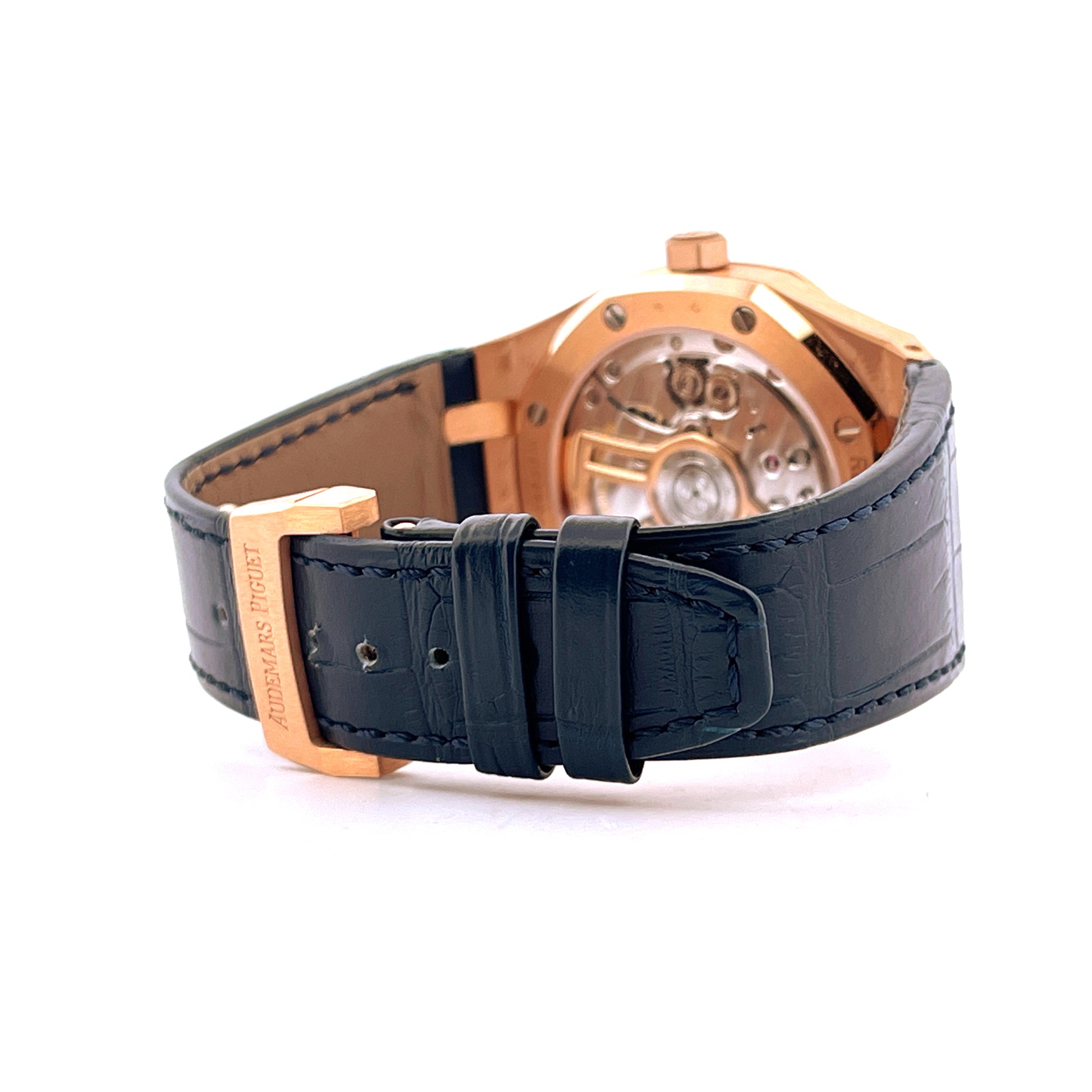 Audemars Piguet - Audemars Piguet Royal Oak Roségold BlueDial - Juwelier Spliedt