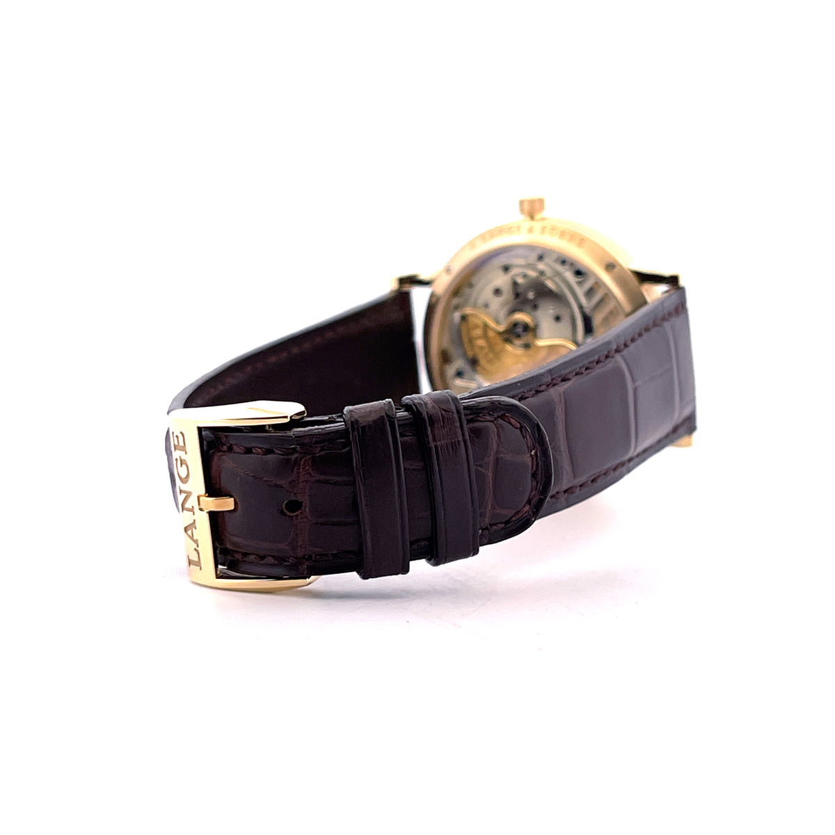 Langematik Sax-o-mat 37 mm / Service 2026 incl. Invoice / Box and Paper / perfect Condition unworn since Serv. / 2003