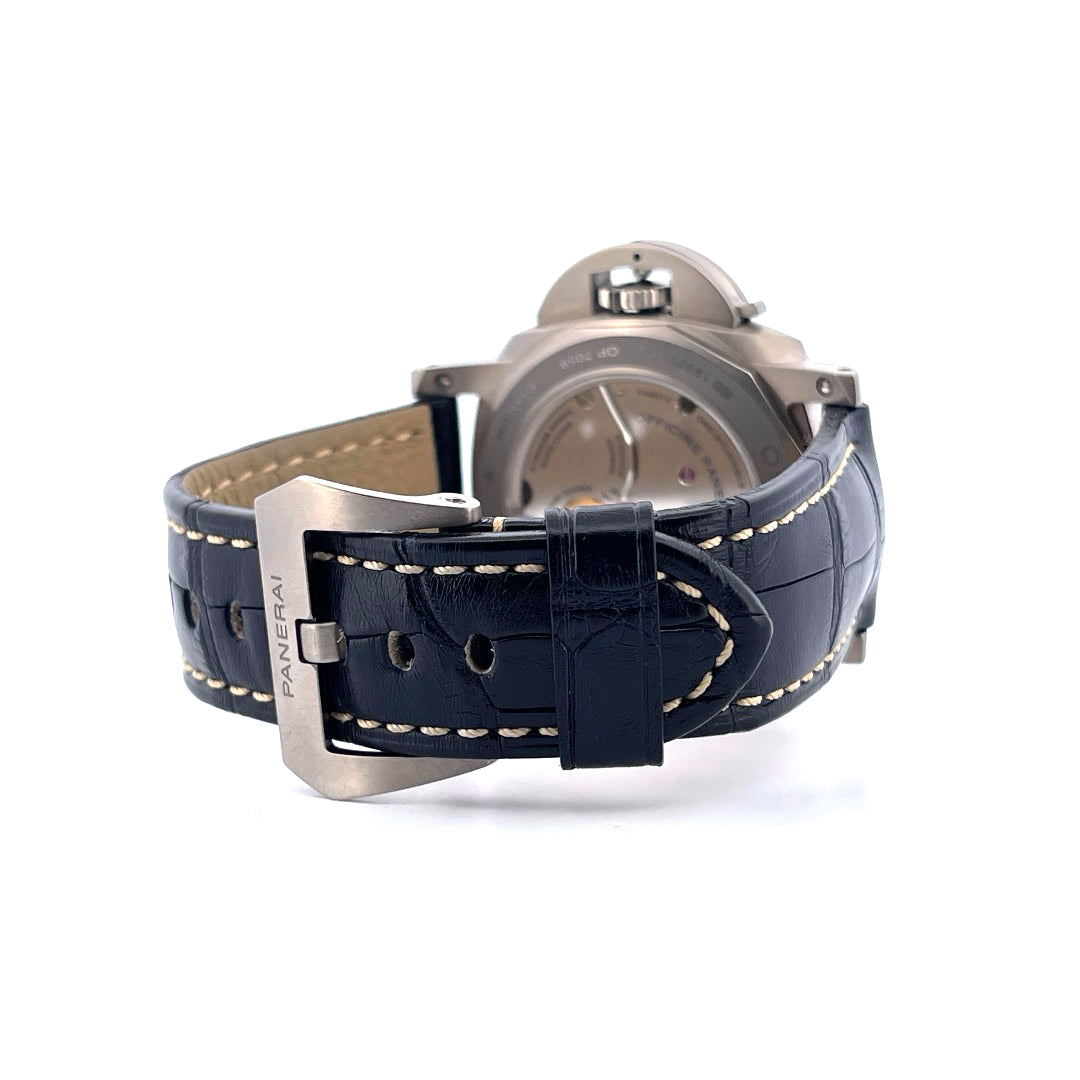 Luminor Equation Of Time GMT / Titan / Blue Sandwich Dial / 8 years warranty (2021) - Juwelier Spliedt