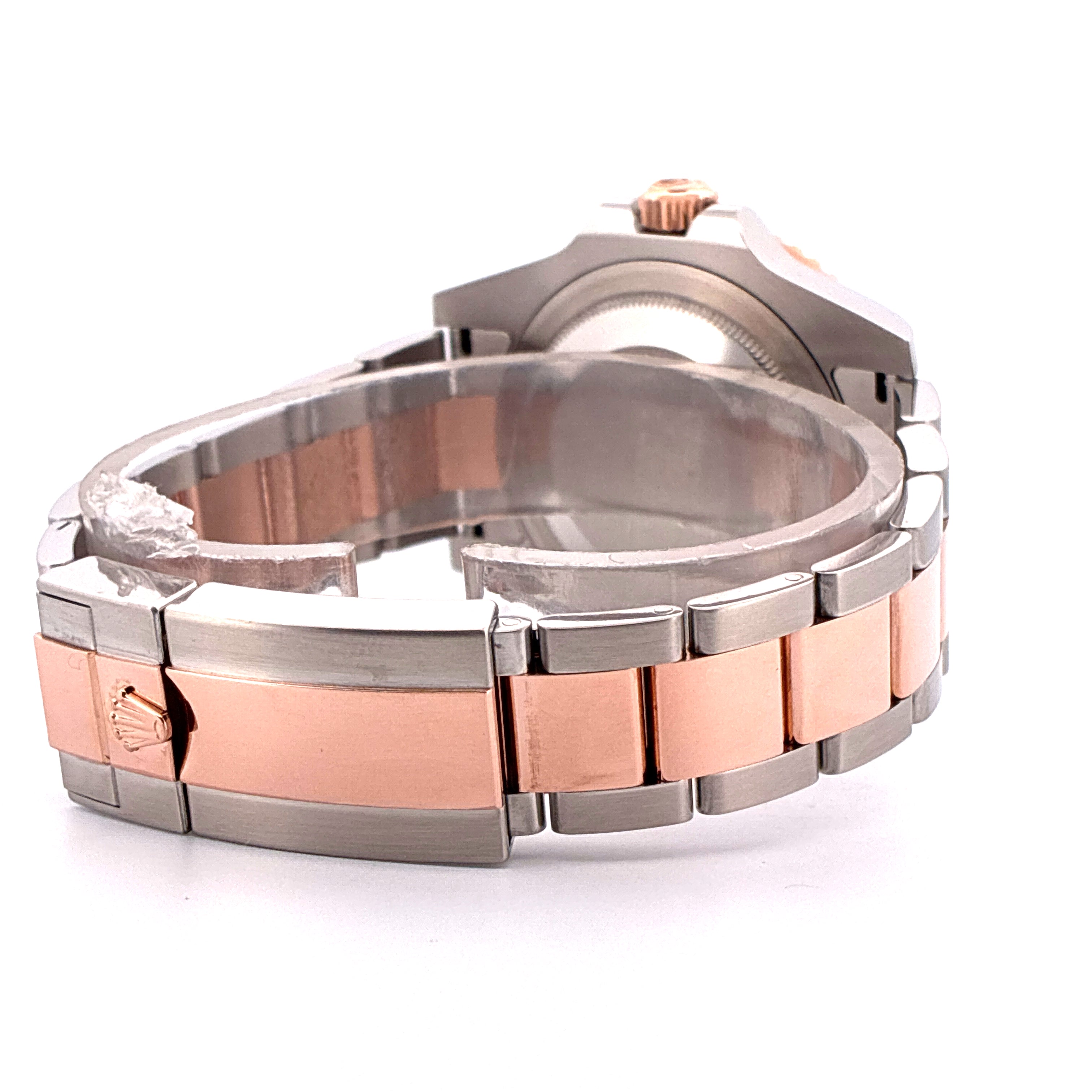 Rolex Rootbeer 40 mm Edelstahl/Gold Automatik Gehäuse mit roséfarbenen und silbernen Gliederarmband