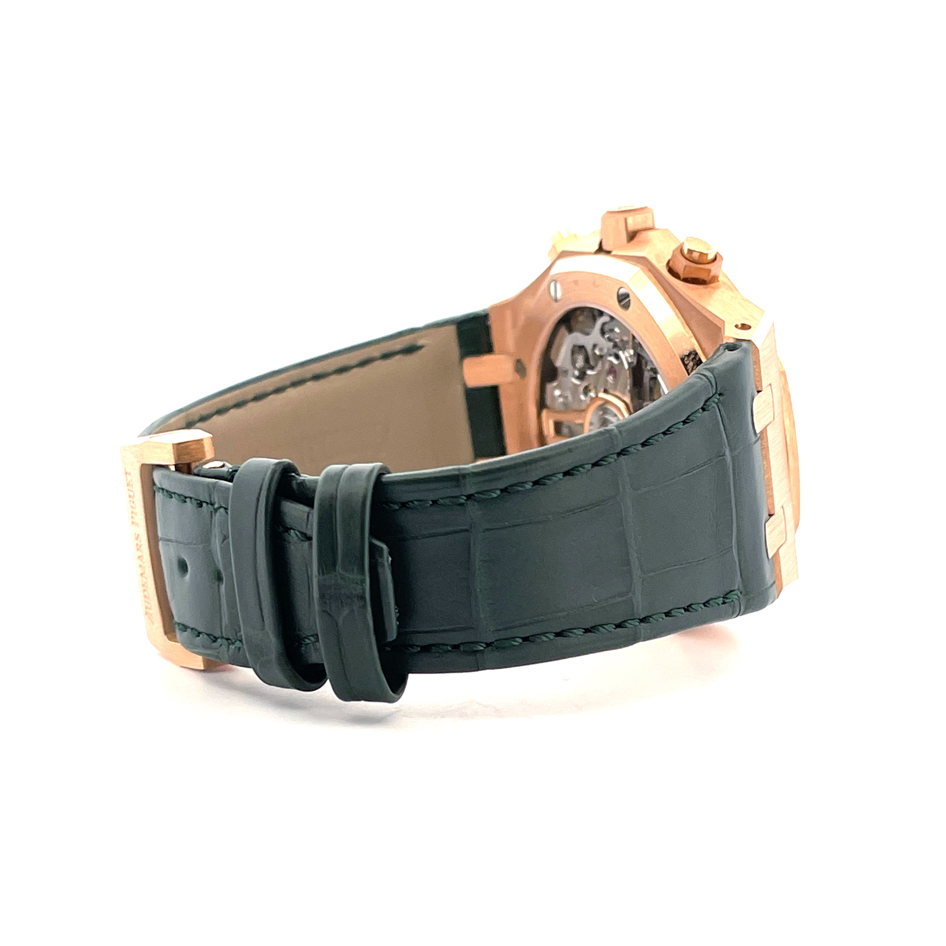 Audemars Piguet - Royal Oak Green Chronograph 26240OR Roségold / Box and Paper / premium Condition / 2025 - [product_sku]