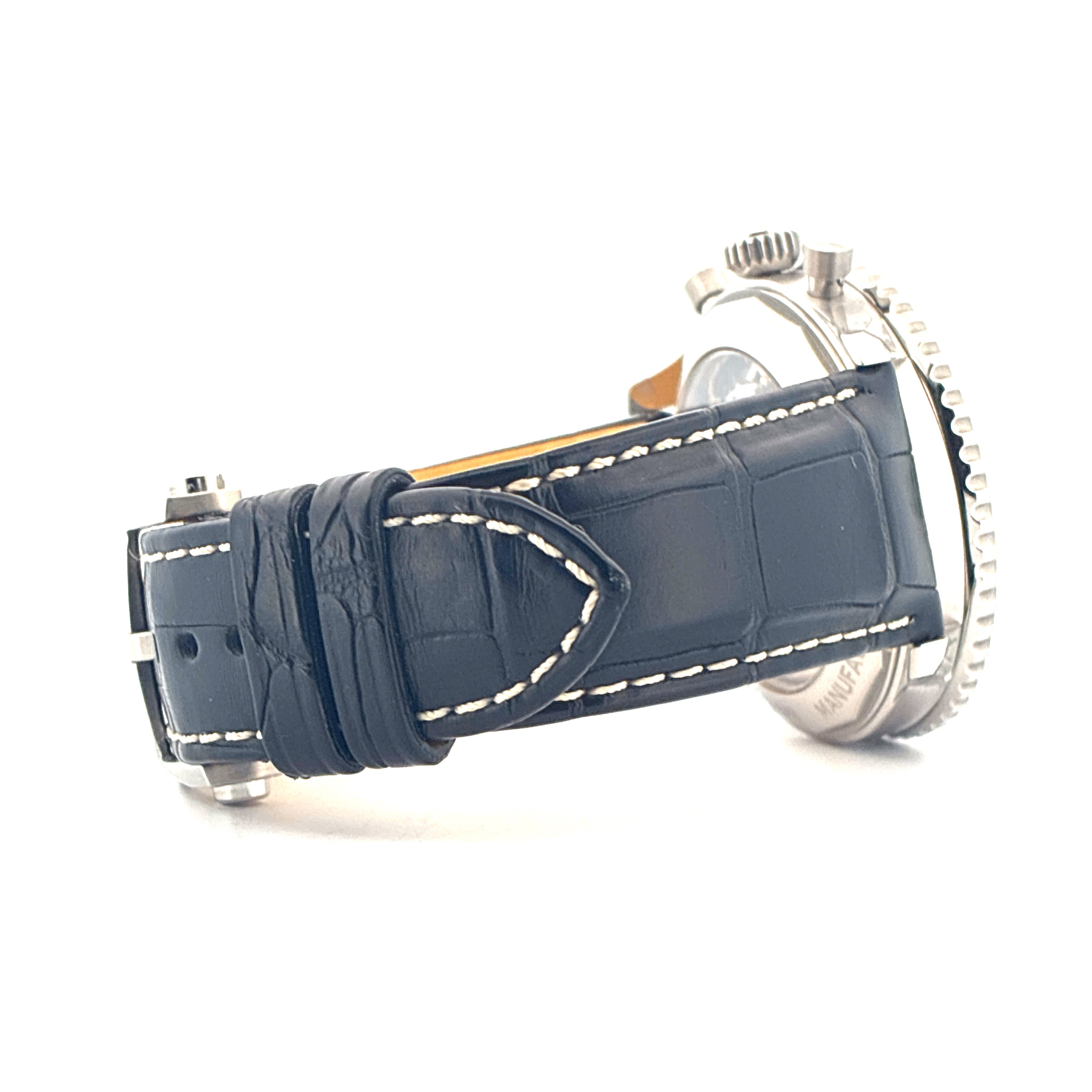 Breitling - Navitimer 1 B01 Chronograph 43 / Ice Dial / very good condt. / leather strap / Full-Set 2023 - [product_sku]