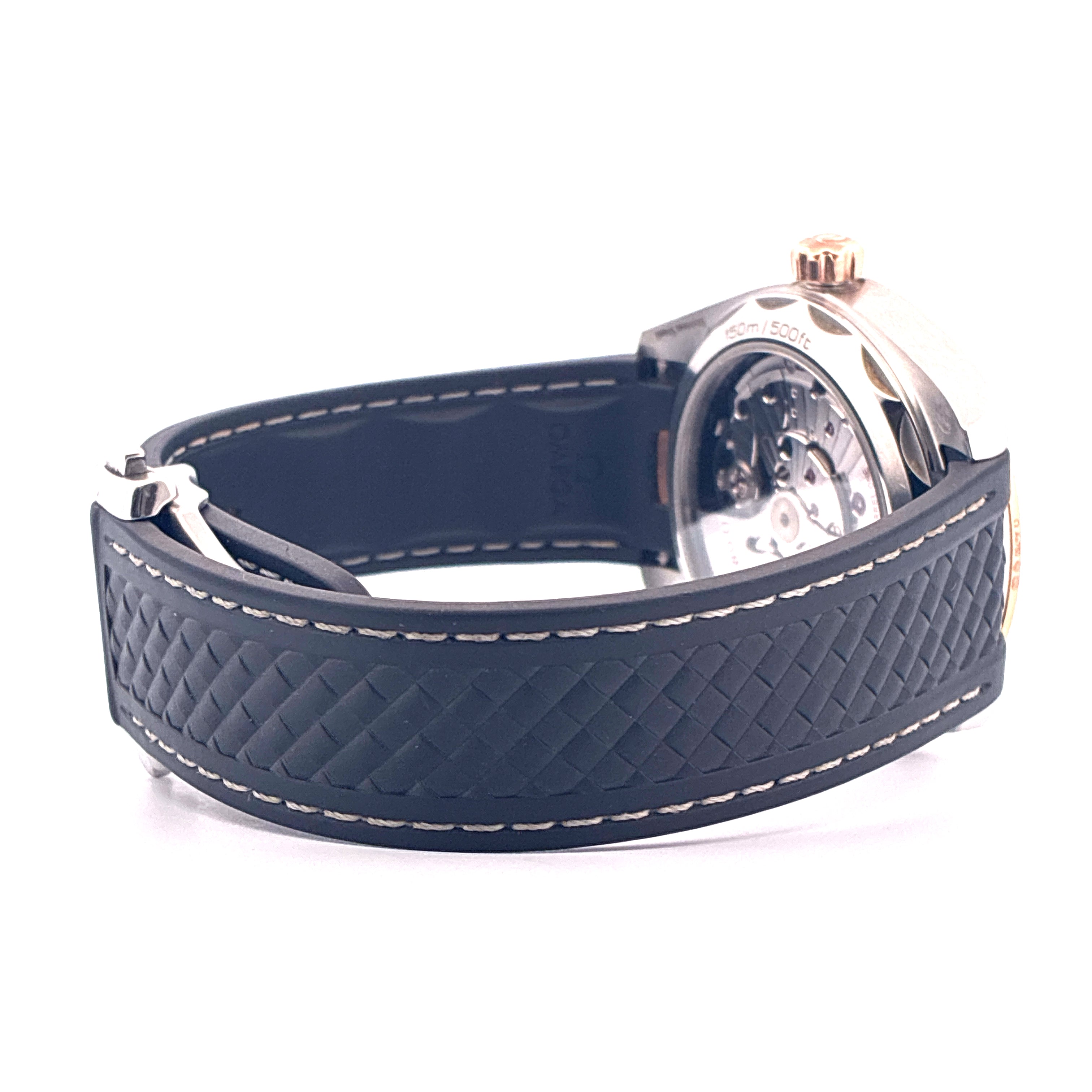 Omega - Seamaster Aqua Terra / Bicolor / Rubberstrap / Folding Clasp / Box & Papers / 2018 - [product_sku]