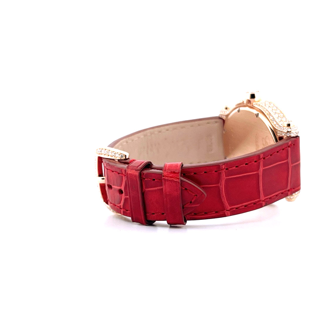 Chopard - Happy Sport Quarz / MOP Dial / Diamonds / Red Gold / very rare / Box / Certificate of authenticity / Retail price EUR 74.000,00 - [product_sku]